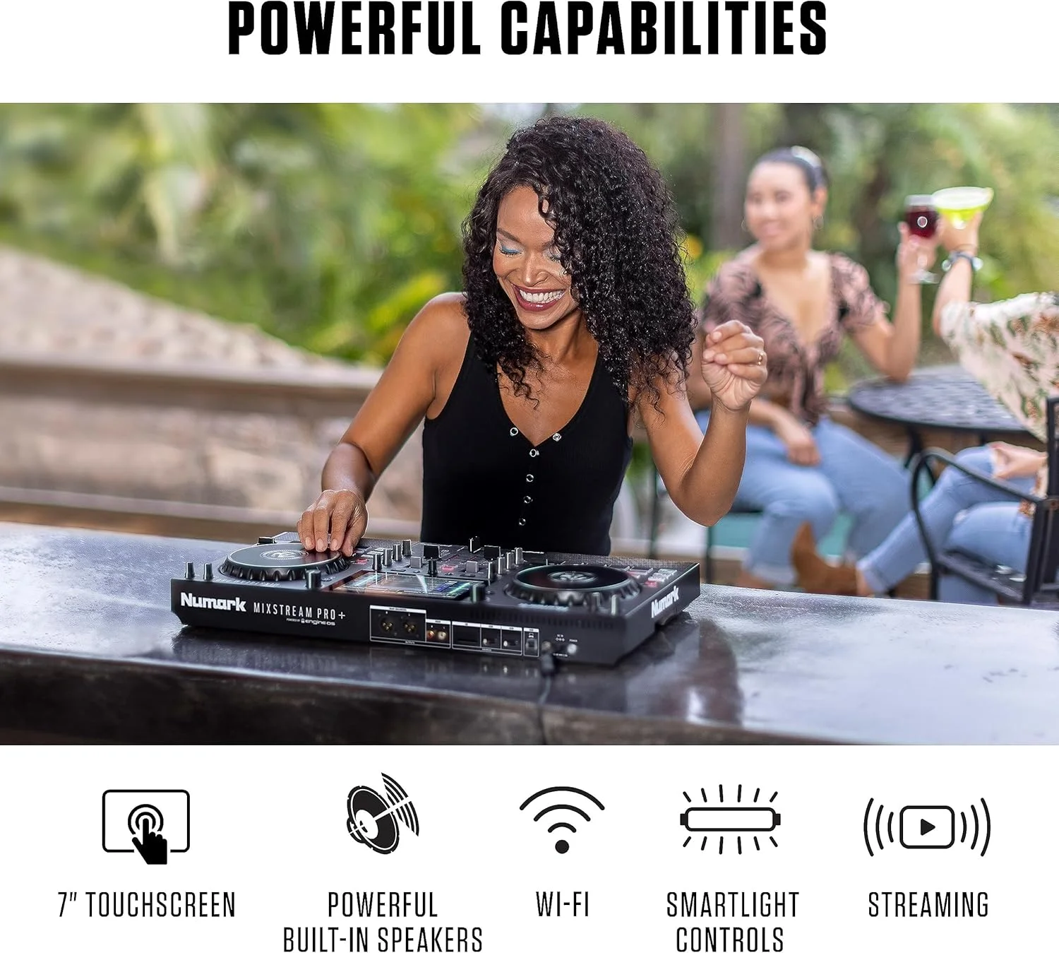 کنترلر دی‌جی مستقل نومارک Mixstream Pro+ و هدفون حرفه‌ای دی‌جی HF125 با کابل 1.8 متری