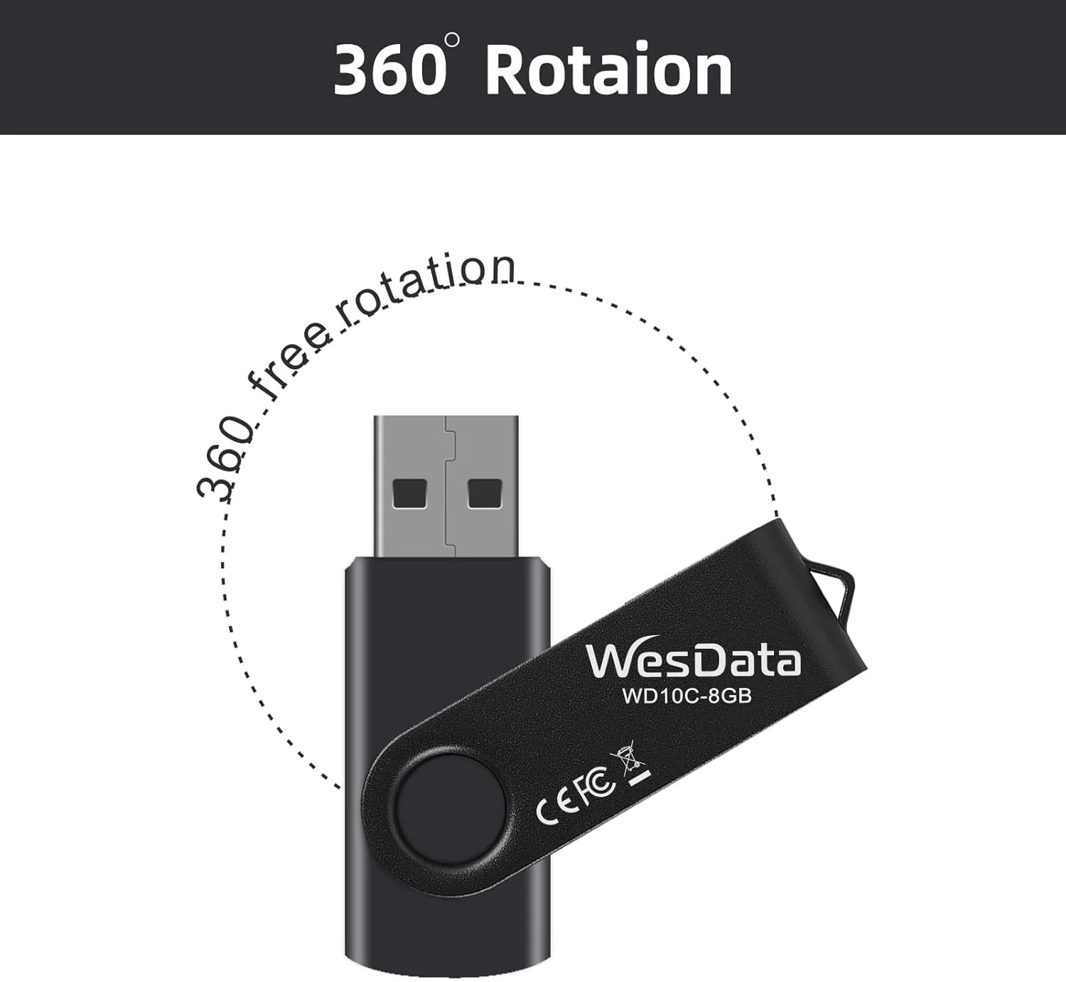 بسته 10 عددی فلش مموری 8 گیگابایتی به همراه 2 عدد آداپتور USB-C، سازگار با کامپیوتر، لپ تاپ، مک و آداپتور برای دستگاه های USB-C (10 رنگ مختلف)