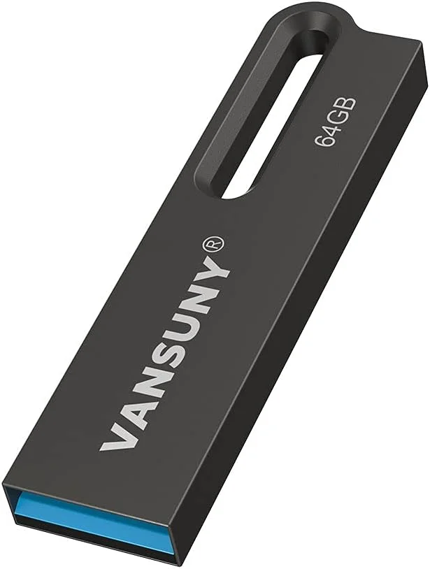 فلش مموری 64 گیگابایتی Vansuny فلزی ضد آب USB 3.0، حافظه فوق العاده سریع، فلش درایو قابل حمل برای کامپیوتر/تبلت/مک/لپ تاپ فلش مموری 64 گیگابایتی Vansuny فلزی ضد آب USB 3.0، حافظه فوق العاده سریع، فلش درایو قابل حمل برای کامپیوتر/تبلت/مک/لپ تاپ