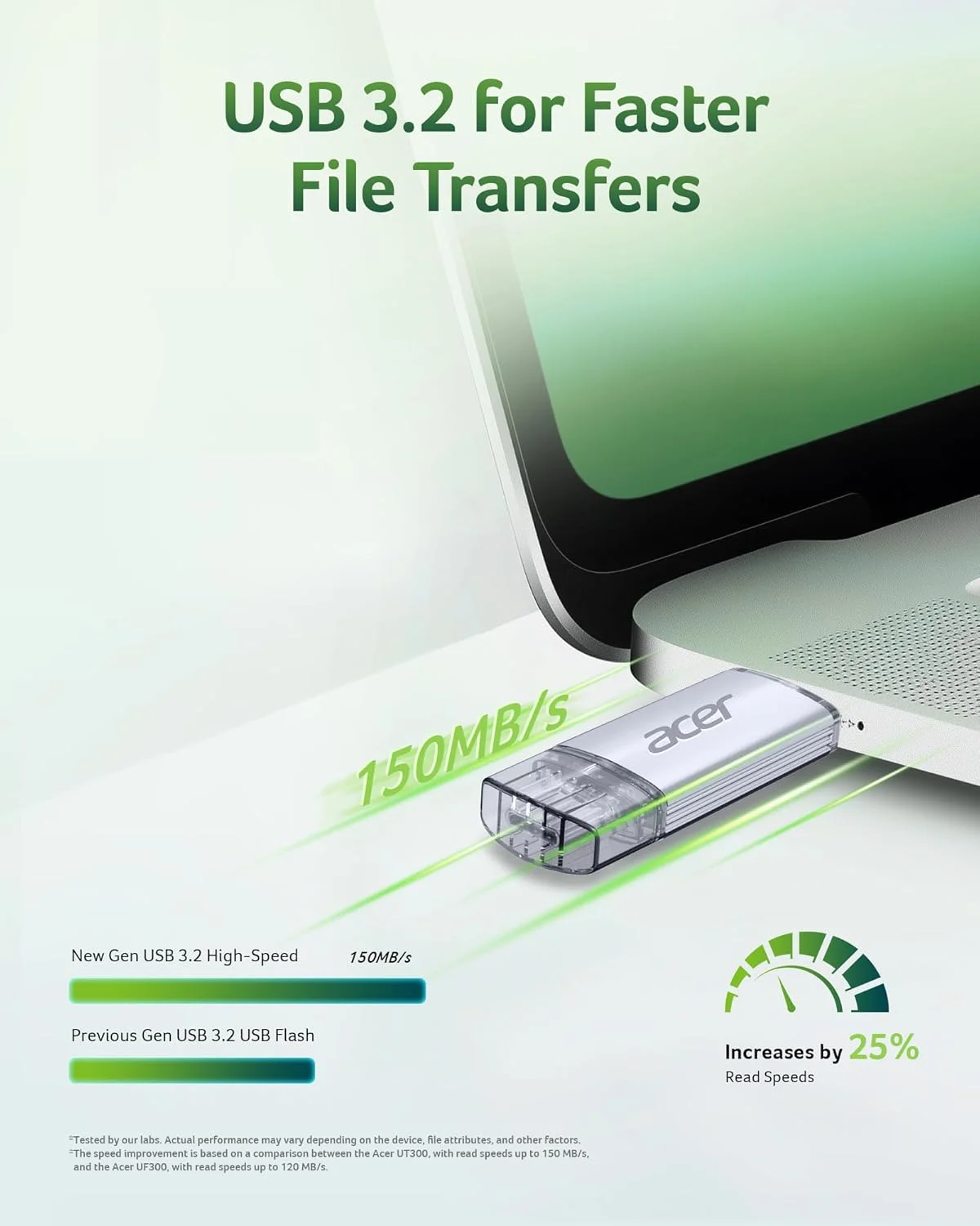 فلش مموری USB 3.0 ایسر UT300 با ظرفیت 128 گیگابایت، سرعت انتقال تا 150 مگابایت بر ثانیه، فلش درایو USB Type-C و Type-A برای تلفن، لپ تاپ، تلویزیون و تجهیزات صوتی فلش مموری USB 3.0 ایسر UT300 با ظرفیت 128 گیگابایت، سرعت انتقال تا 150 مگابایت بر ثانیه، فلش درایو USB Type-C و Type-A برای تلفن، لپ تاپ، تلویزیون و تجهیزات صوتی