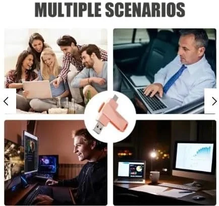 فلش مموری 2 ترابایتی USB-C، فلش دو پورت، سرعت انتقال 100 مگابایت بر ثانیه، طراحی فلزی فلش مموری 2 ترابایتی USB-C، فلش دو پورت، سرعت انتقال 100 مگابایت بر ثانیه، طراحی فلزی