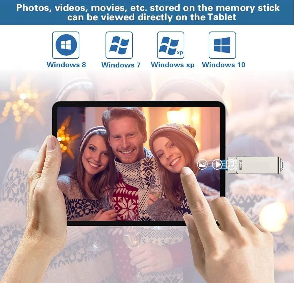 فلش مموری 512 گیگابایتی TURHAN دارای گواهی MFi برای آیفون - حافظه خارجی پرسرعت برای آیپد و آیفون فلش مموری 512 گیگابایتی TURHAN دارای گواهی MFi برای آیفون - حافظه خارجی پرسرعت برای آیپد و آیفون