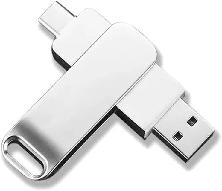 فلش مموری 2 ترابایتی USB 3.2 Type-C، رابط OTG 2 در 1، فلش درایو پرسرعت، سفید فلش مموری 2 ترابایتی USB 3.2 Type-C، رابط OTG 2 در 1، فلش درایو پرسرعت، سفید