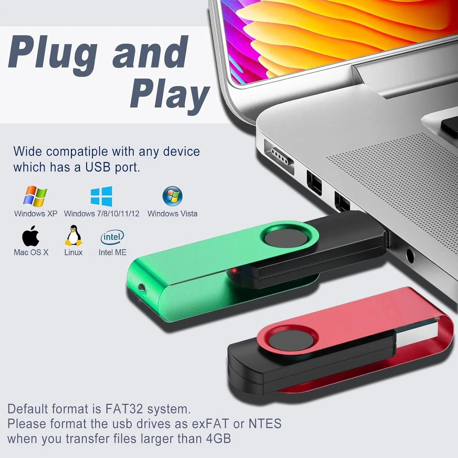 فلش مموری 2 گیگابایتی بسته 10 عددی، فلش درایو 2 گیگابایتی، طراحی چرخشی با نشانگر LED، جامپ درایو، گیگ استیک، مموری استیک، قلم درایو فلش مموری 2 گیگابایتی بسته 10 عددی، فلش درایو 2 گیگابایتی، طراحی چرخشی با نشانگر LED، جامپ درایو، گیگ استیک، مموری استیک، قلم درایو