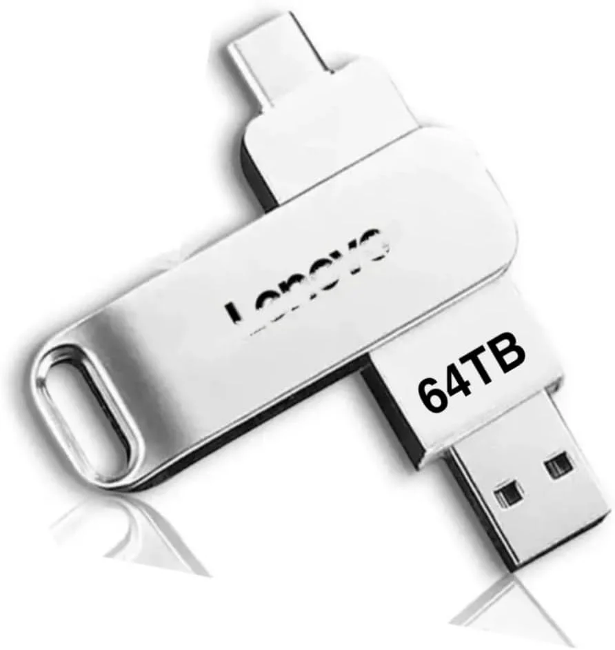 فلش درایو USB قابل حمل، حافظه SSD با ظرفیت 64 ترابایت، USB 3.0، طراحی فلزی، سازگار با OTG فلش درایو USB قابل حمل، حافظه SSD با ظرفیت 64 ترابایت، USB 3.0، طراحی فلزی، سازگار با OTG