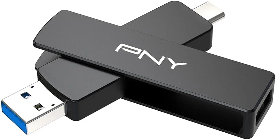 فلش درایو PNY 1TB Duo Link V3 USB 3.2 Gen 2 Type-C & Type-A OTG با سرعت خواندن/نوشتن فوق العاده 1000/800 مگابایت بر ثانیه، حافظه خارجی موبایل سازگار با تلفن های هوشمند/تبلت ها/لپ تاپ ها/رایانه های رومیزی فلش درایو PNY 1TB Duo Link V3 USB 3.2 Gen 2 Type-C & Type-A OTG با سرعت خواندن/نوشتن فوق العاده 1000/800 مگابایت بر ثانیه، حافظه خارجی موبایل سازگار با تلفن های هوشمند/تبلت ها/لپ تاپ ها/رایانه های رومیزی
