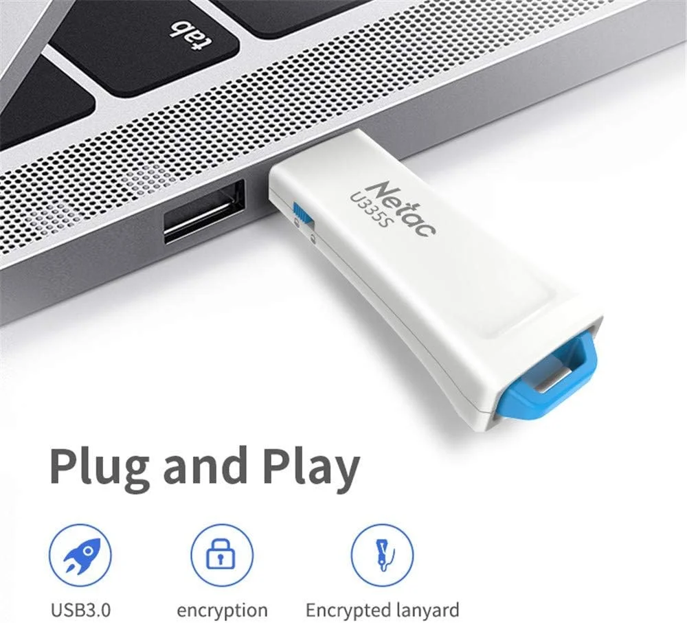 فلش مموری 64 گیگابایتی USB 3.0 نتاک مدل U335S با بدنه ABS فلش مموری 64 گیگابایتی USB 3.0 نتاک مدل U335S با بدنه ABS