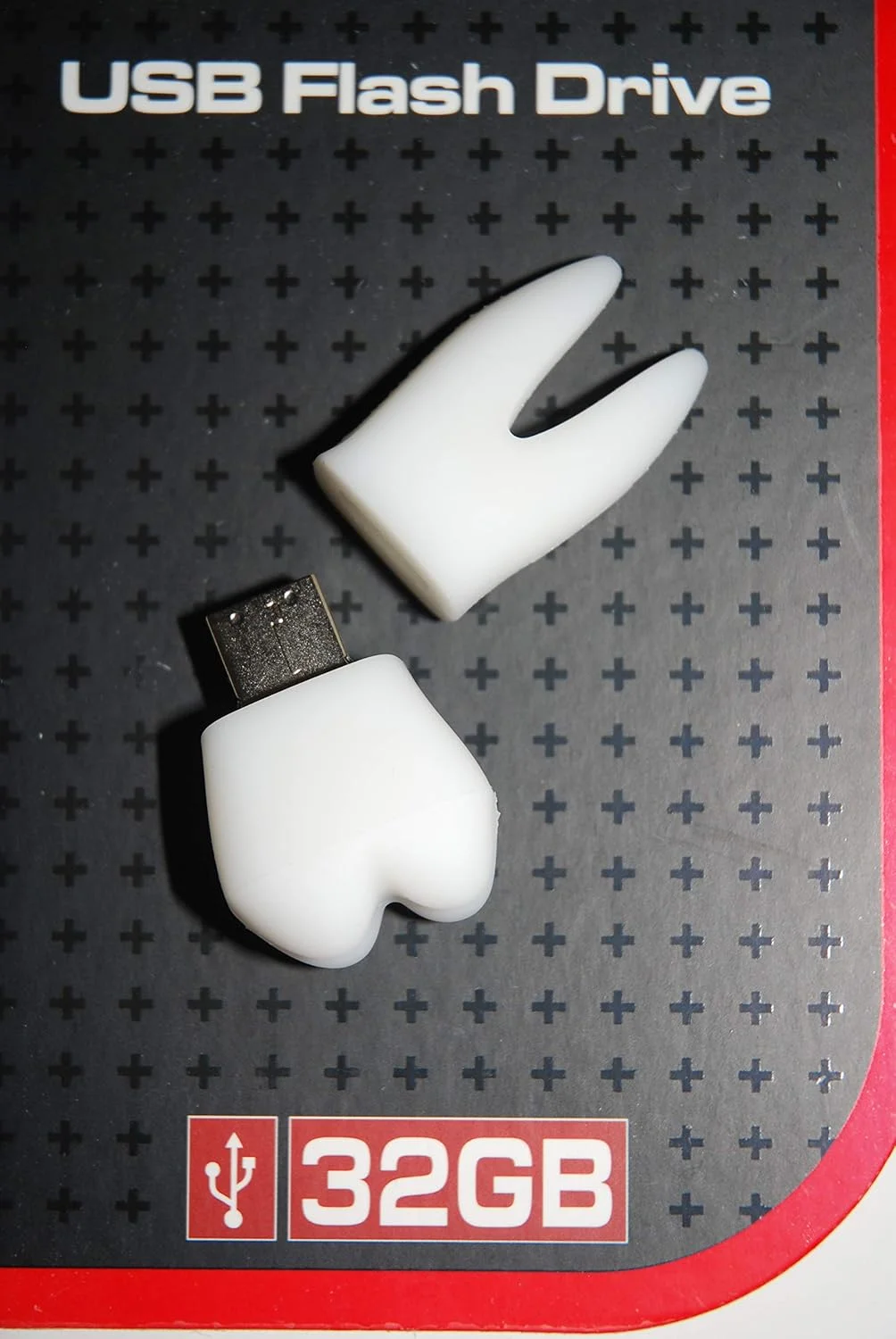 فلش مموری USB طرح دندان 32 گیگابایت، مناسب دندانپزشک، دانشجویان دندانپزشکی یا پرستار دندان