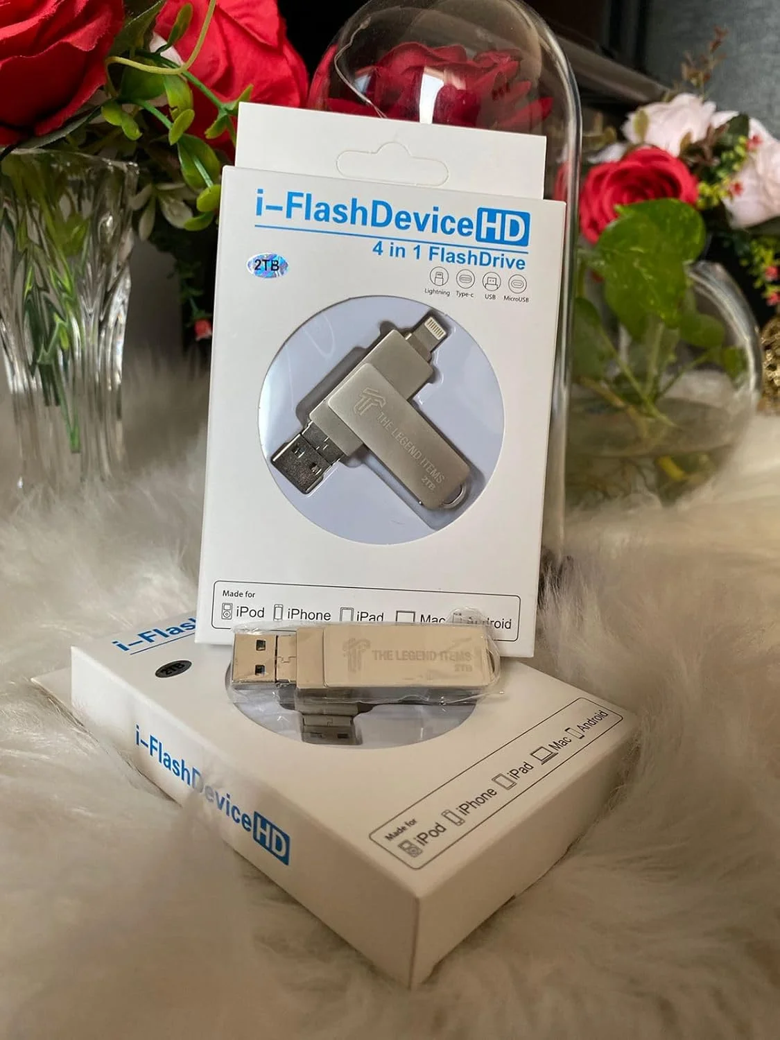فلش مموری فلزی 2 ترابایتی USB 3.0 با جاکلیدی، فلش مموری 4 در 1 OTG Type A USB + Lightning + Micro USB برای دستگاه های اندرویدی، کامپیوترها، خودروها، لپ تاپ ها (نقره ای) فلش مموری فلزی 2 ترابایتی USB 3.0 با جاکلیدی، فلش مموری 4 در 1 OTG Type A USB + Lightning + Micro USB برای دستگاه های اندرویدی، کامپیوترها، خودروها، لپ تاپ ها (نقره ای)