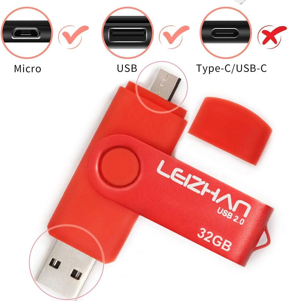 فلش مموری OTG USB لیژان با ظرفیت 32 گیگابایت، 64 گیگابایت و 128 گیگابایت، فلش درایو فلزی برای گوشی های هوشمند اندروید، فلش مموری میکرو USB 2.0 برای سامسونگ و هواوی، 128 گیگابایت caijiao021 فلش مموری OTG USB لیژان با ظرفیت 32 گیگابایت، 64 گیگابایت و 128 گیگابایت، فلش درایو فلزی برای گوشی های هوشمند اندروید، فلش مموری میکرو USB 2.0 برای سامسونگ و هواوی، 128 گیگابایت caijiao021