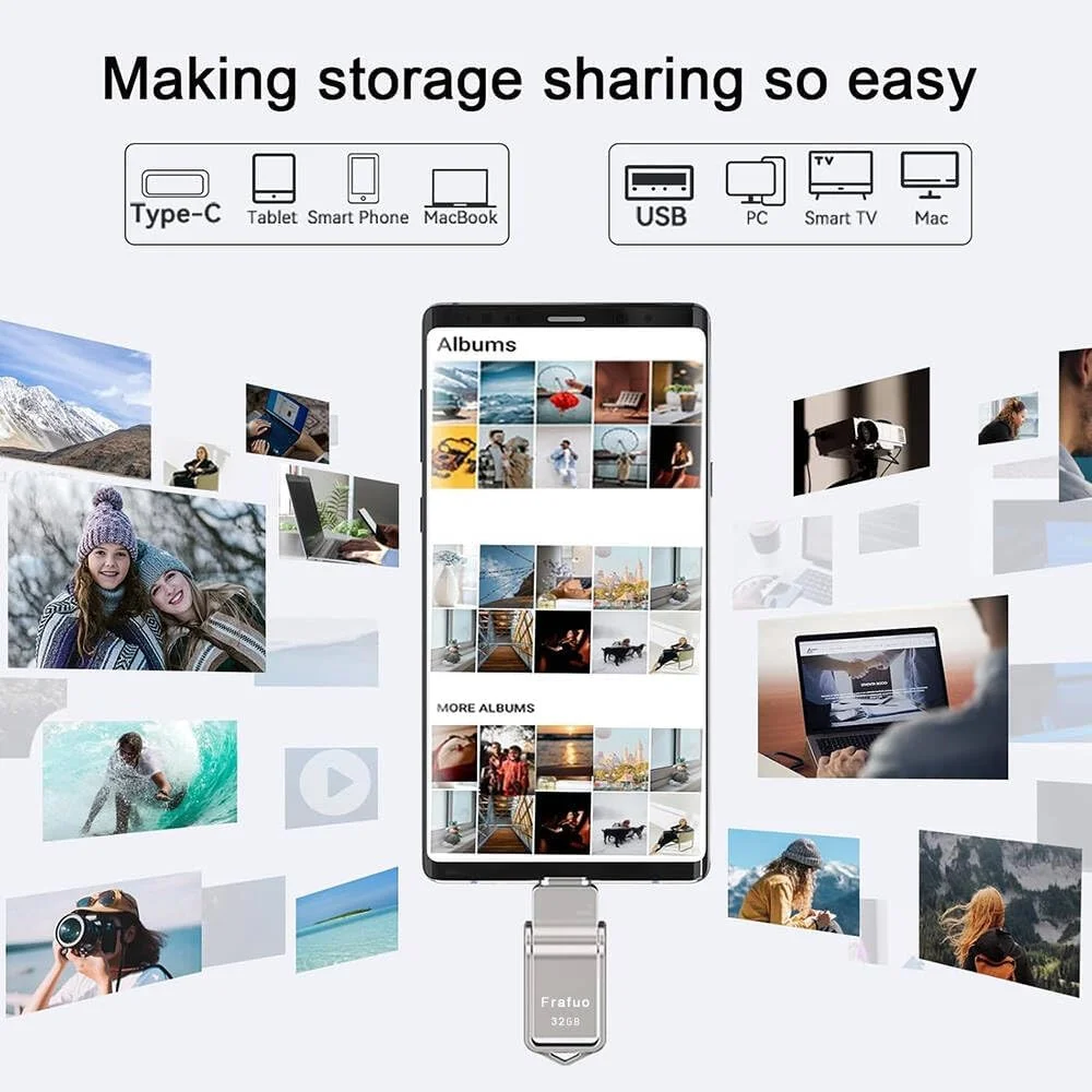 پک 5 عددی فلش مموری 32 گیگابایتی Ultra Dual Drive USB Type-C، فلش مموری 2 در 1 Type-C و USB 2.0 برای تلفن های هوشمند، تبلت ها، کامپیوترها، دستگاه های اندرویدی (3 نقره ای 2 خاکستری) پک 5 عددی فلش مموری 32 گیگابایتی Ultra Dual Drive USB Type-C، فلش مموری 2 در 1 Type-C و USB 2.0 برای تلفن های هوشمند، تبلت ها، کامپیوترها، دستگاه های اندرویدی (3 نقره ای 2 خاکستری)