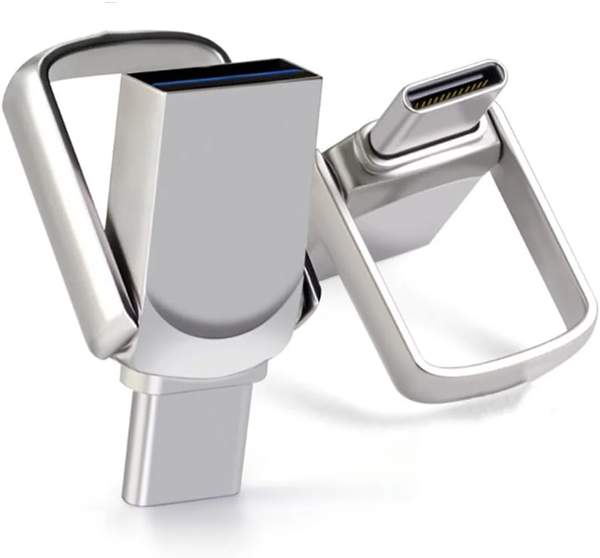 فلش مموری کوچک 64 گیگابایتی HASTHIP® 2 در 1 USB A 3.0 و Type C برای مک بوک، تلفن اندروید، تبلت، لپ تاپ | سرعت خواندن سریع، حافظه خارجی تلفن، محکم و بادوام | فلش درایو فلش مموری کوچک 64 گیگابایتی HASTHIP® 2 در 1 USB A 3.0 و Type C برای مک بوک، تلفن اندروید، تبلت، لپ تاپ | سرعت خواندن سریع، حافظه خارجی تلفن، محکم و بادوام | فلش درایو