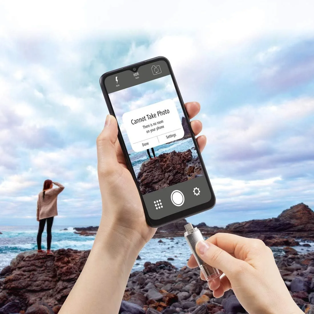 فلش مموری 16 گیگابایتی Hama با USB 3.0 و USB 3.1 Type-C نقره ای، 00124161 فلش مموری 16 گیگابایتی Hama با USB 3.0 و USB 3.1 Type-C نقره ای، 00124161