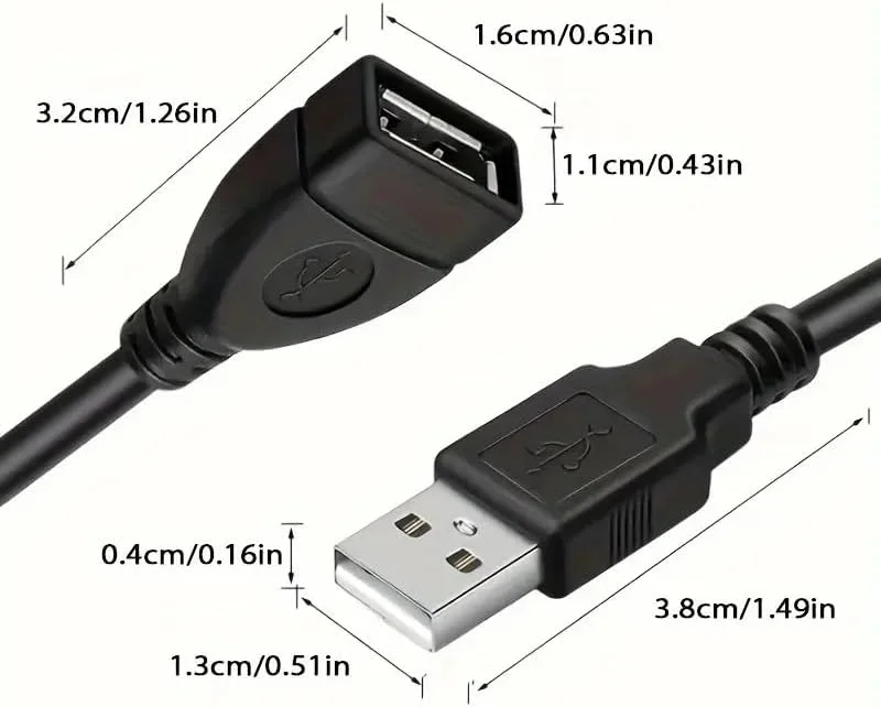 کابل افزایش طول USB، ۵ متر - کابل افزایش طول USB 2.0 A نر به A ماده، اتصال پرسرعت بین پرینتر، کیبورد، ماوس، فلش مموری، وب کم و دوربین دارای USB کابل افزایش طول USB، ۵ متر - کابل افزایش طول USB 2.0 A نر به A ماده، اتصال پرسرعت بین پرینتر، کیبورد، ماوس، فلش مموری، وب کم و دوربین دارای USB