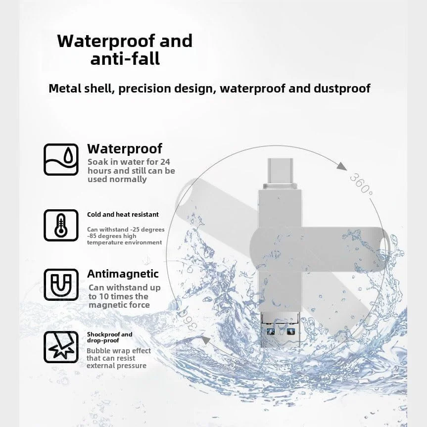 فلش مموری USB دوگانه 2 ترابایتی برای تلفن همراه، استیک حافظه ذخیره سازی عکس آیفون، استیک حافظه USB C، درایو انگشتی ذخیره سازی خارجی سازگار با آیفون، آیپد، رایانه شخصی و دستگاه های دیگر ((خاکستری نقره ای 2 ترابایت)) فلش مموری USB دوگانه 2 ترابایتی برای تلفن همراه، استیک حافظه ذخیره سازی عکس آیفون، استیک حافظه USB C، درایو انگشتی ذخیره سازی خارجی سازگار با آیفون، آیپد، رایانه شخصی و دستگاه های دیگر ((خاکستری نقره ای 2 ترابایت))