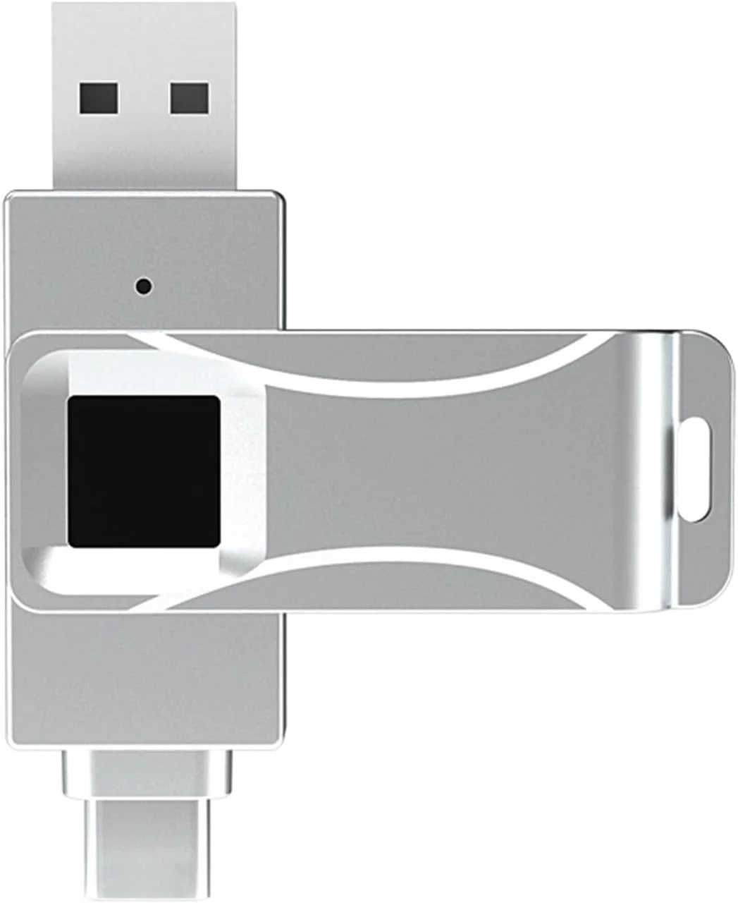فلش مموری USB BankiE با پورت دوگانه Type-C USB2.0 و رمزگذاری اثر انگشت فلزی برای تلفن هوشمند، کامپیوتر و لپ تاپ، 512 گیگابایت فلش مموری USB BankiE با پورت دوگانه Type-C USB2.0 و رمزگذاری اثر انگشت فلزی برای تلفن هوشمند، کامپیوتر و لپ تاپ، 512 گیگابایت
