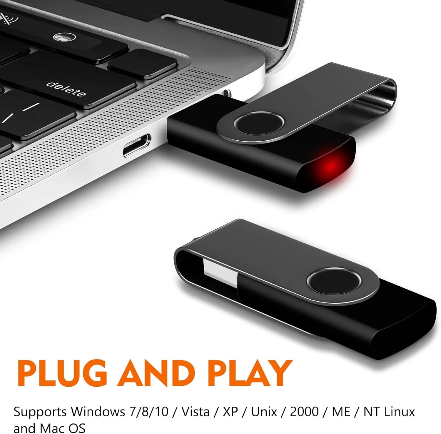 بسته 50 عددی فلش مموری 2 گیگابایتی USB 2.0 چرخشی، حافظه بسته 50 عددی فلش مموری 2 گیگابایتی USB 2.0 چرخشی، حافظه