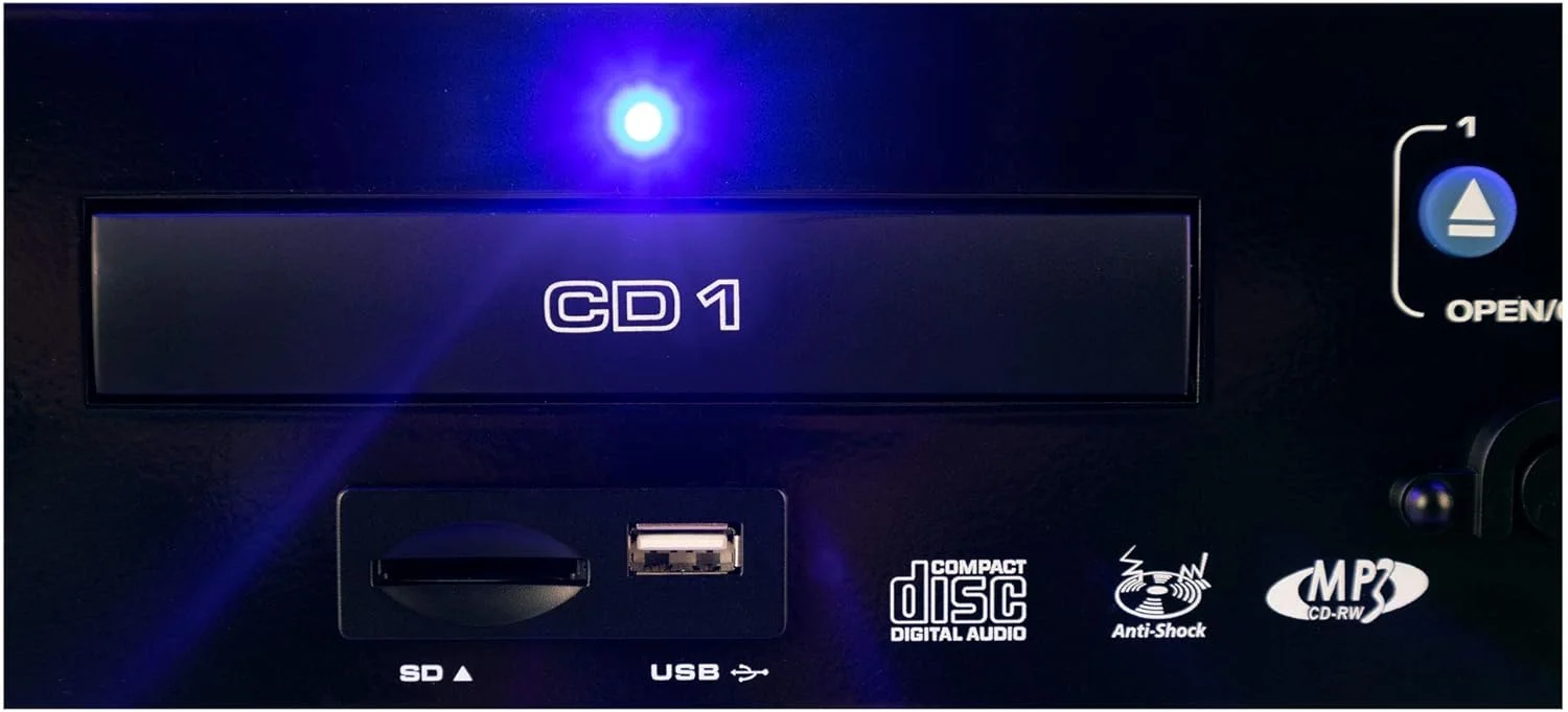 دستگاه پخش سی دی دوگانه DJ پرونومیک CDJ-230 با USB و SD (میز DJ 2 کاناله با کنترلر جداگانه، Pitch Bender و افکت های DSP، Seamless Loop، فرمت 19 اینچ)