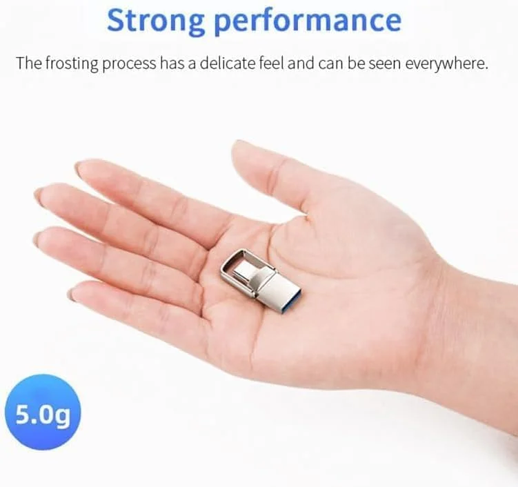 فلش درایو USB دوگانه 2 ترابایتی - USB 3.0 و Type-C ذخیره سازی اطلاعات با سرعت بالا - دستگاه OTG جمع و جور برای تلفن های هوشمند، تبلت ها، کامپیوتر - آلیاژ، نقره ای، سرعت خواندن فوق العاده سریع 120 مگابایت بر ثانیه - Fetch 2TB ultra ./ فلش درایو USB دوگانه 2 ترابایتی - USB 3.0 و Type-C ذخیره سازی اطلاعات با سرعت بالا - دستگاه OTG جمع و جور برای تلفن های هوشمند، تبلت ها، کامپیوتر - آلیاژ، نقره ای، سرعت خواندن فوق العاده سریع 120 مگابایت بر ثانیه - Fetch 2TB ultra ./