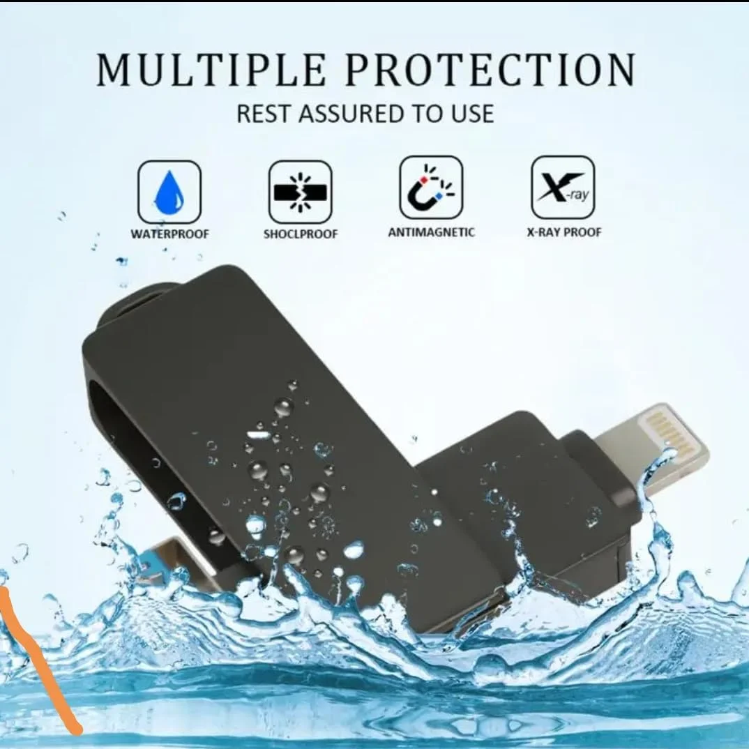 فلش مموری 2 ترابایتی USB با پشتیبانی از آیفون - 2000 مگابایت - فلش مموری USB آیفون، فلش USB پرسرعت 3 در 1 تایپ A لایتنینگ میکرو USB - مشکی فلش مموری 2 ترابایتی USB با پشتیبانی از آیفون - 2000 مگابایت - فلش مموری USB آیفون، فلش USB پرسرعت 3 در 1 تایپ A لایتنینگ میکرو USB - مشکی