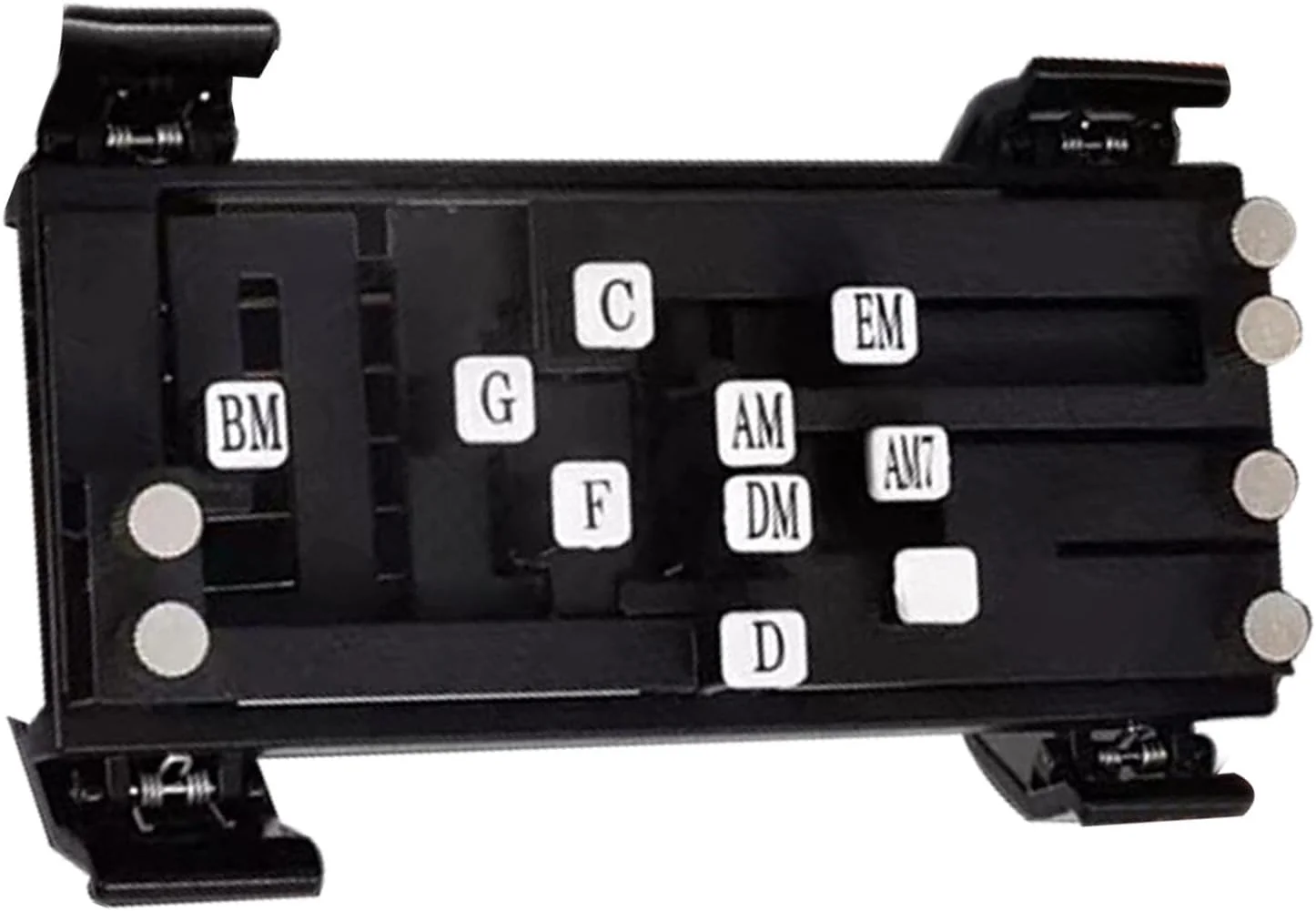 ابزار آموزش گیتار، همراه گیتار برای گیتار آکوستیک، فشار دهنده آکورد گیتار، فشار دهنده آکورد قابل حمل، ابزار کمک آموزشی آکورد گیتار | فرت بورد تمرین گیتار، کمک کننده گیتار مبتدی، مناسب منزل، فضای باز، چینی