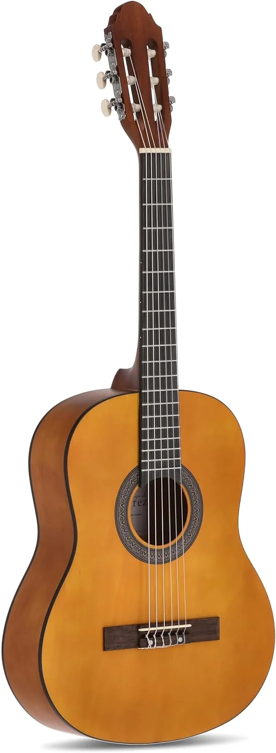 گیتار کلاسیک، 3/4 عسلی - طبیعی، شامل کیف