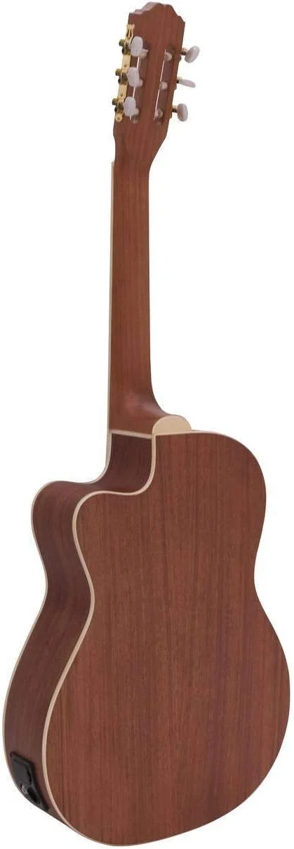 گیتار کلاسیک ویلیام از جنس ماهون با پیکاپ، قهوه ای تیره - گیتار کلاسیک با اکولایزر و تیونر گیتار کلاسیک ویلیام از جنس ماهون با پیکاپ، قهوه ای تیره - گیتار کلاسیک با اکولایزر و تیونر