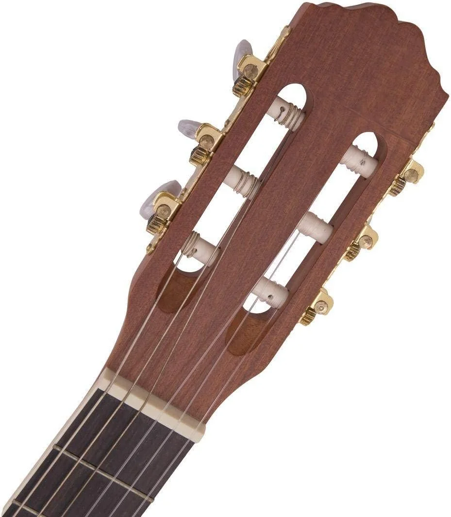 گیتار کلاسیک ویلیام از جنس ماهون با پیکاپ، قهوه ای تیره - گیتار کلاسیک با اکولایزر و تیونر گیتار کلاسیک ویلیام از جنس ماهون با پیکاپ، قهوه ای تیره - گیتار کلاسیک با اکولایزر و تیونر