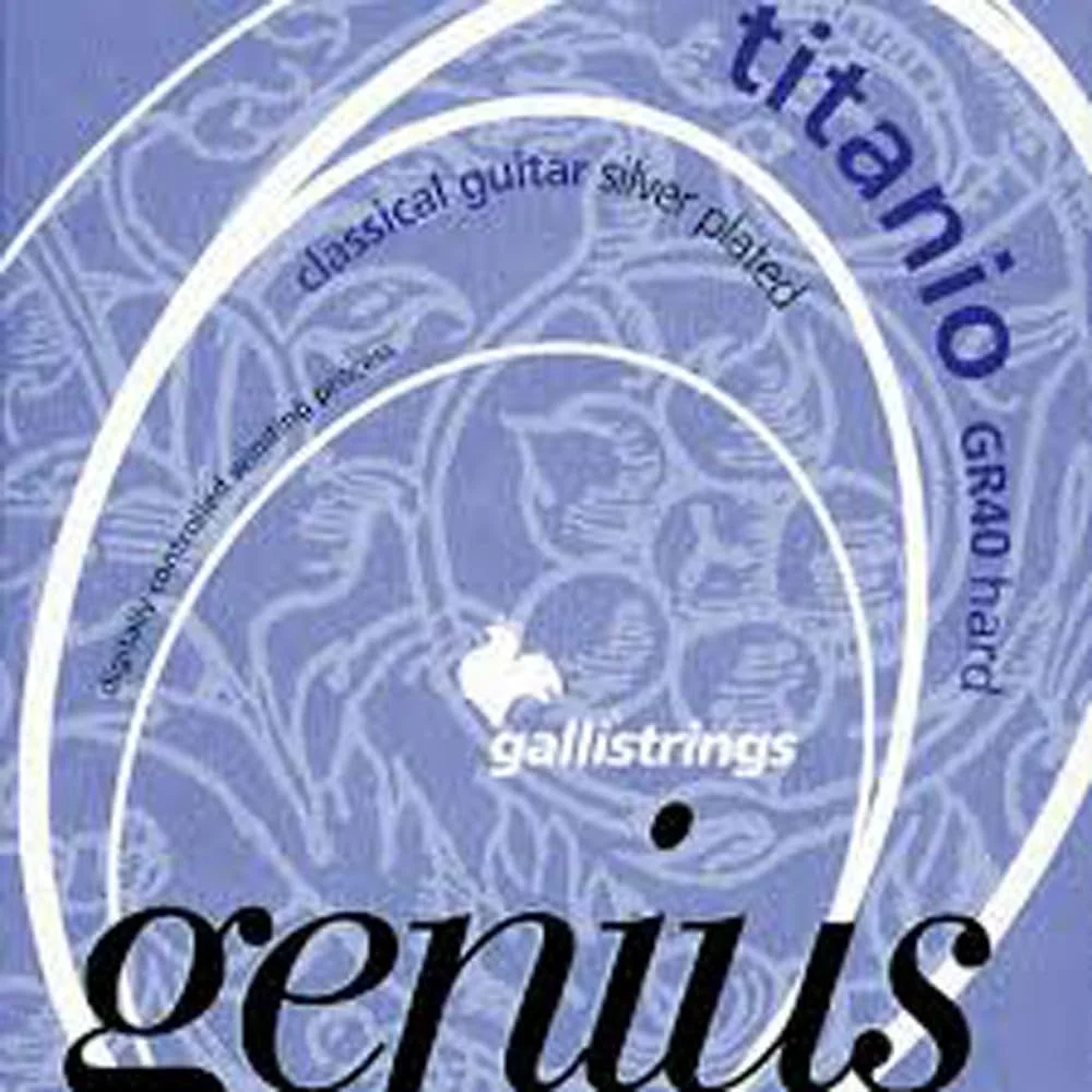 سیم گیتار کلاسیک گالی Genius Titanio GR-40، کشش زیاد