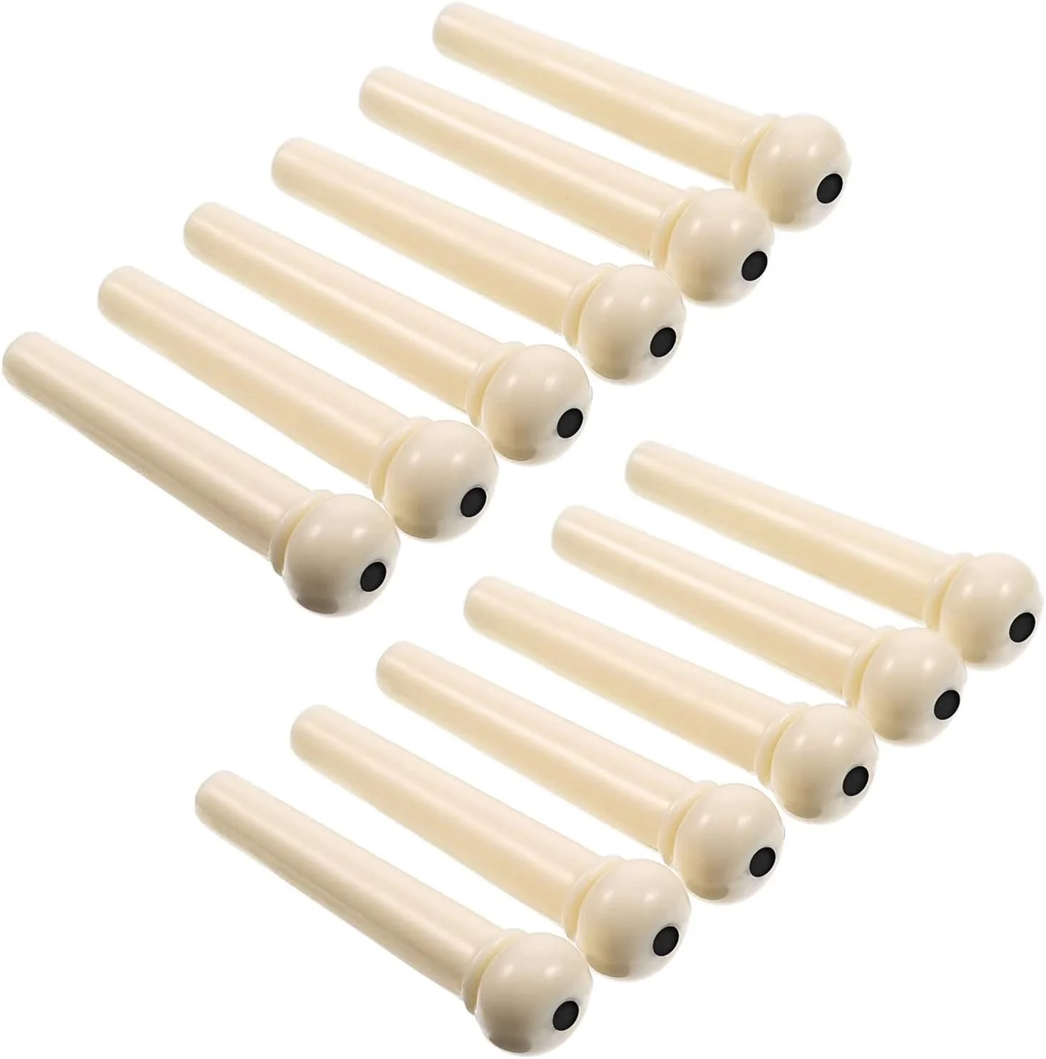 مجموعه لوازم جانبی گیتار آکوستیک، 24 پین بریج، 3 پیک، پین کش، تعویض آسان، شامل جعبه فلزی نگهداری