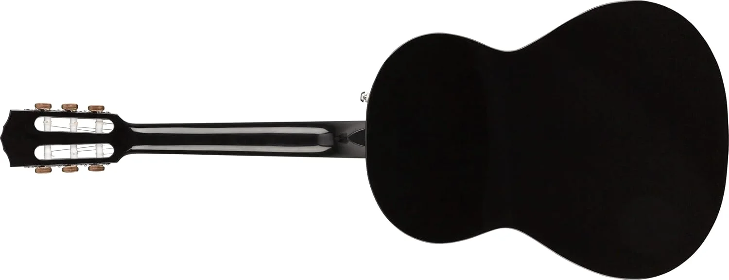 گیتار آکوستیک نایلونی Fender CN-60S، صفحه انگشتی گردوئی، مشکی، شامل دوره های مجازی رایگان در Fender Play