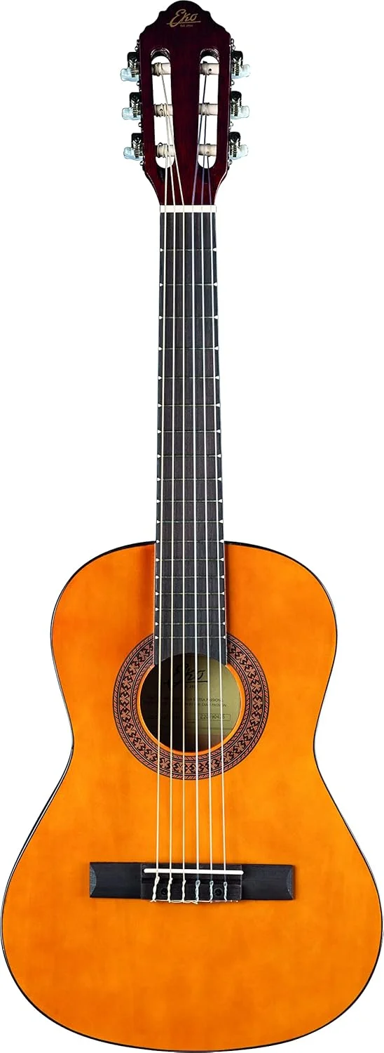گیتارهای EKO - گیتار کلاسیک CS-2 NATURAL سری Studio، مقیاس 1/2، صفحه رویی از چوب لیمای ورقه ای، کناره ها و پشت از چوب لیمای ورقه ای، دسته و صفحه انگشت گذاری از توس، به همراه کیف حمل گیتارهای EKO - گیتار کلاسیک CS-2 NATURAL سری Studio، مقیاس 1/2، صفحه رویی از چوب لیمای ورقه ای، کناره ها و پشت از چوب لیمای ورقه ای، دسته و صفحه انگشت گذاری از توس، به همراه کیف حمل
