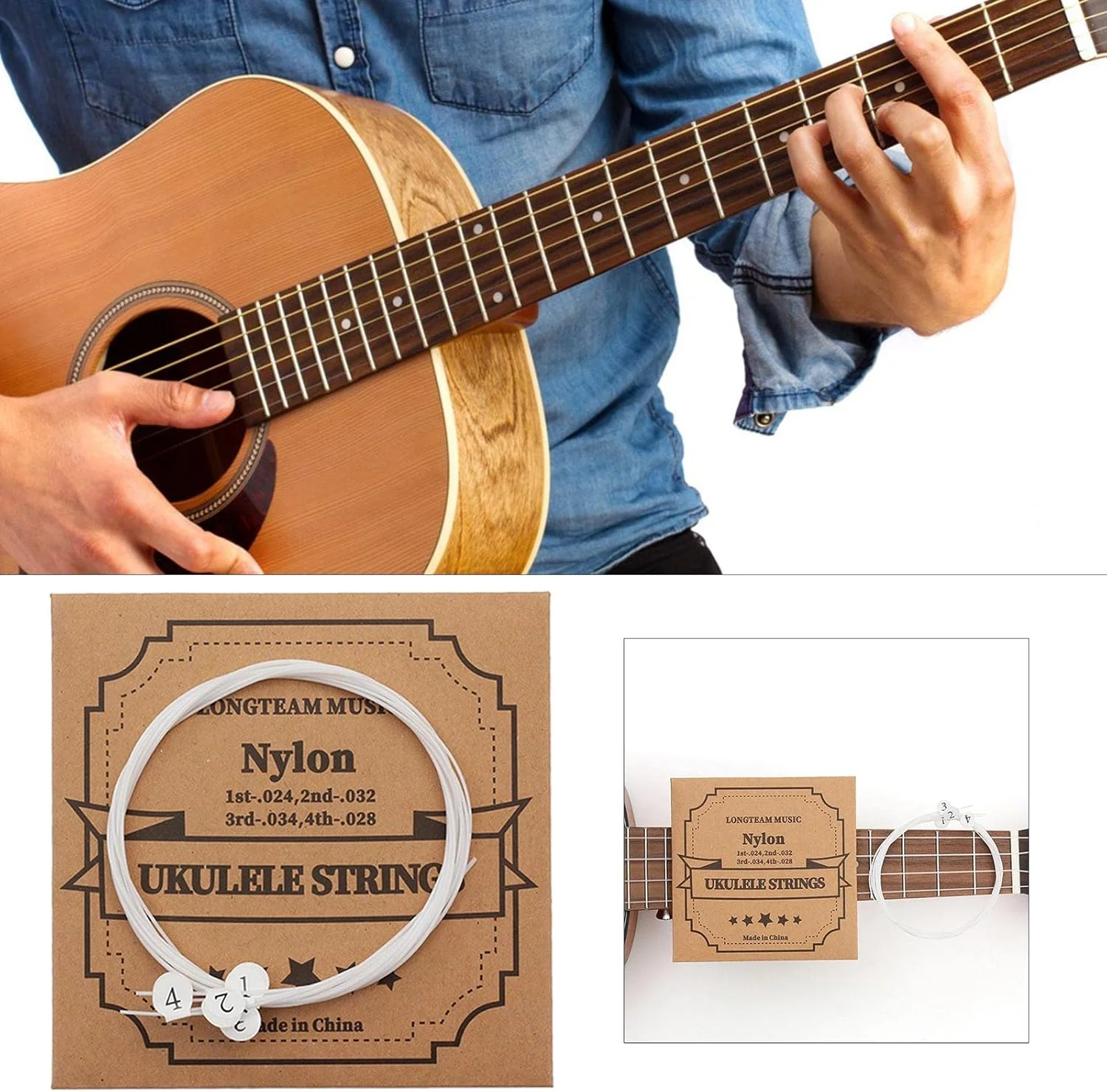 سیم های نایلونی، قطعات یدکی برای سازهای زهی 53.3 سانتی متری، 58.9 سانتی متری، 66 سانتی متری، سیم های یوکللی، لوازم جانبی یوکللی برای مبتدیان، لوازم جانبی یوکللی، 4 عدد سیم های نایلونی، قطعات یدکی برای سازهای زهی 53.3 سانتی متری، 58.9 سانتی متری، 66 سانتی متری، سیم های یوکللی، لوازم جانبی یوکللی برای مبتدیان، لوازم جانبی یوکللی، 4 عدد