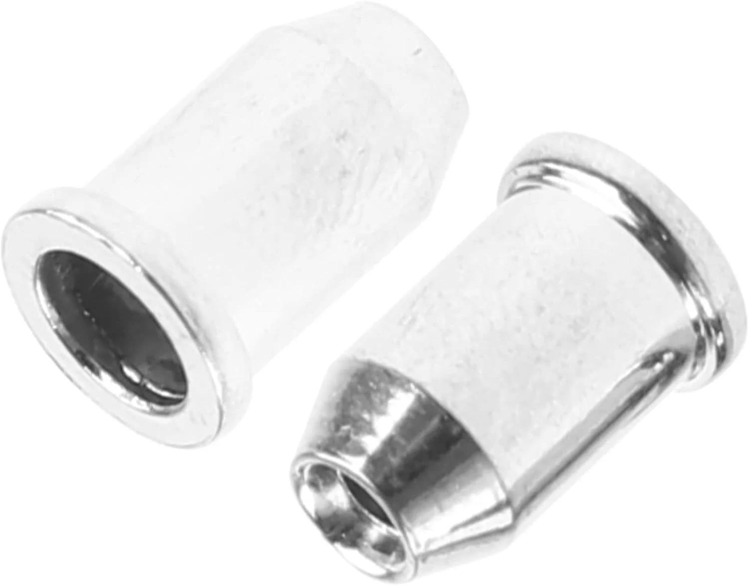 مجموعه 6 عددی بوشینگ های کرومی برای سیم های گیتار مجموعه 6 عددی بوشینگ های کرومی برای سیم های گیتار