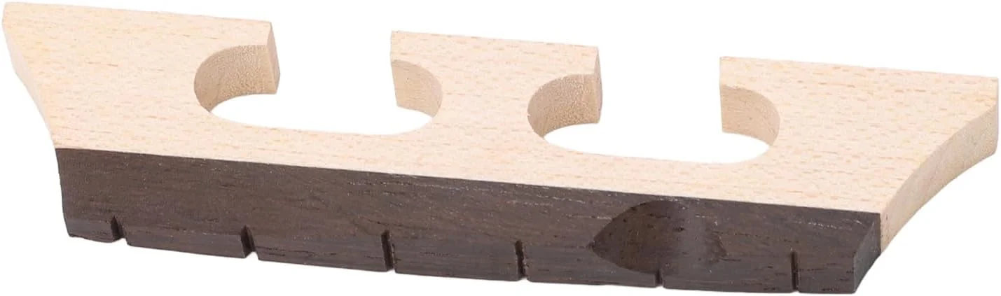 پل بانجو 6 سیمه افرا ابنوس، پل بانجو با کیفیت عالی با ساختار سه پایه، کیفیت صدا را بهبود می بخشد، نصب آسان، پل بانجو 6 سیمه برای بانجو