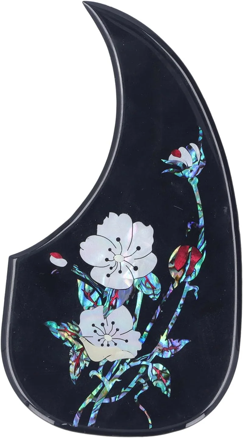 صفحه محافظ گیتار آکوستیک Walfront PVC ضد خش، صفحه محافظ تزئینی خود چسب، محافظ حرفه ای