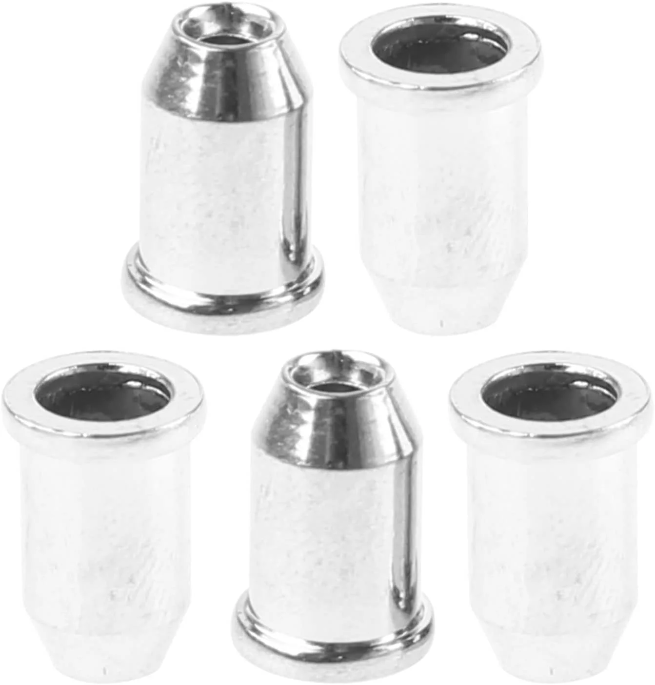 مجموعه 6 عددی بوشینگ های کرومی برای نصب سیم گیتار، مناسب برای گیتار الکتریک