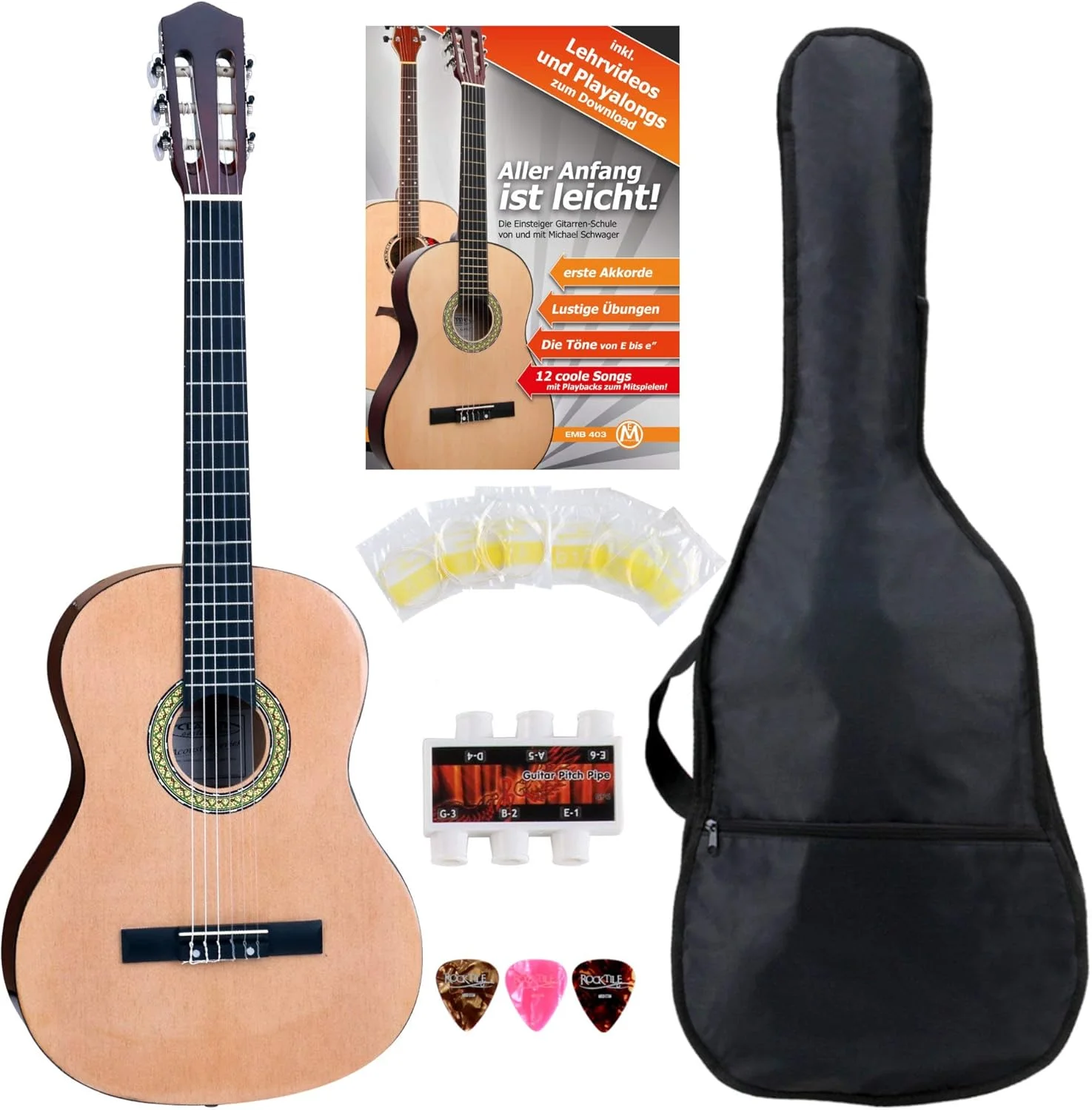 گیتار کلاسیک Classic Cantabile مدل AS-861 سایز 7/8