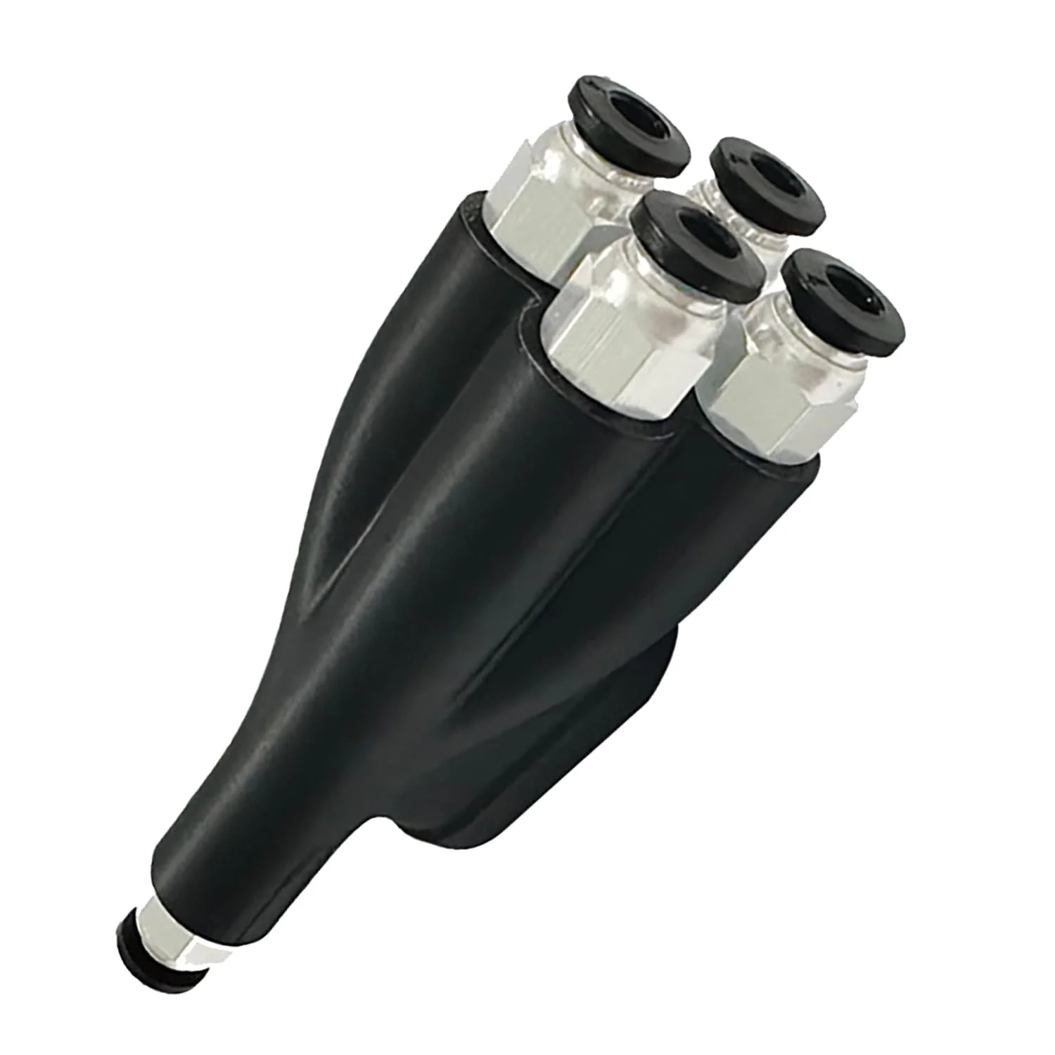اتصالات لوله PTFE آداپتور 4 در 1 AMS برای Bambu Lab P1P/P1S/X1/X1C/X1E/A1/A1 Mini، پورت توسعه لوله فیلامنت پرینتر سه بعدی آداپتور PTFE 4 در 1، 4 ماژول لوله انتقال تغذیه، قطعات پرینتر سه بعدی
