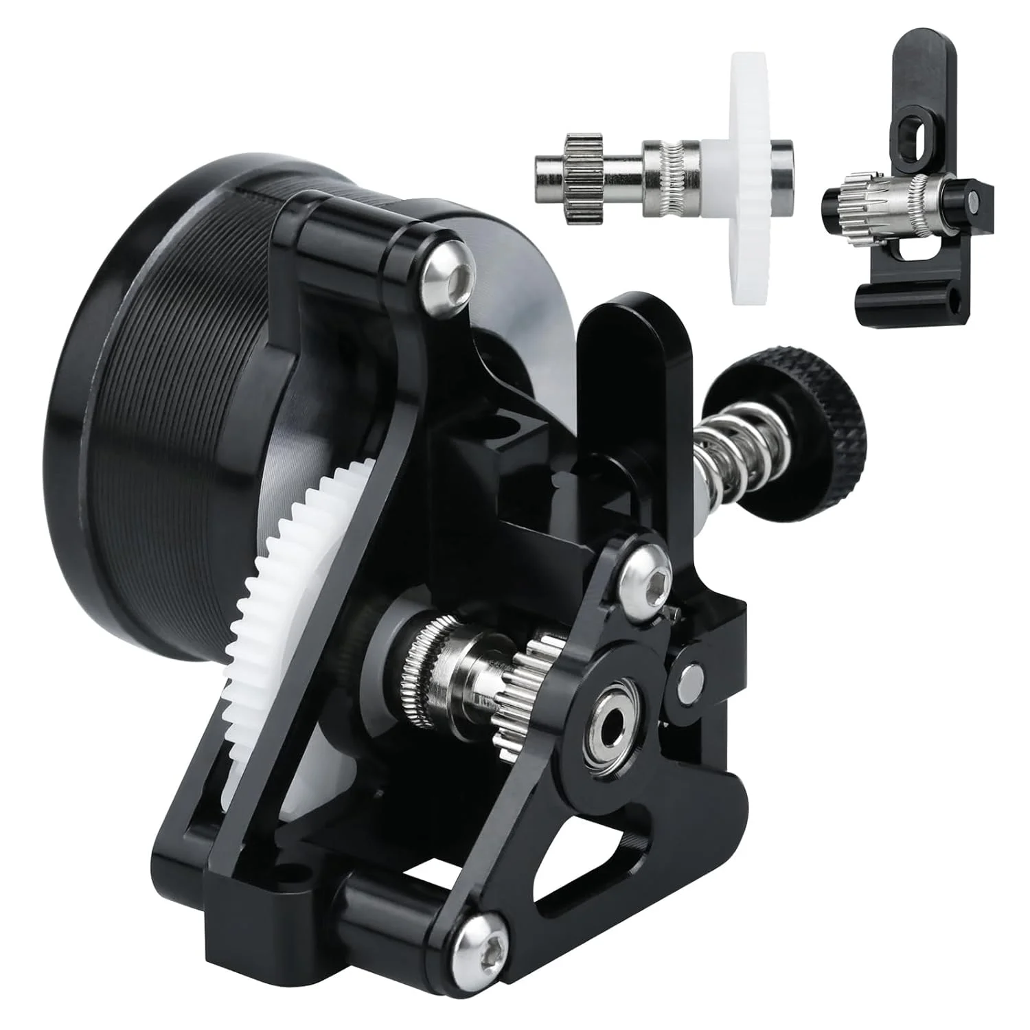 ارتقاء قطعات لوازم جانبی پرینتر سه بعدی، اکسترودر مینی Sherpa دو دنده سبک وزن با موتور، سازگار با Ender3v2 Pro Cr10 Q5 Qq-S Voro2.4 V0.1 0.2