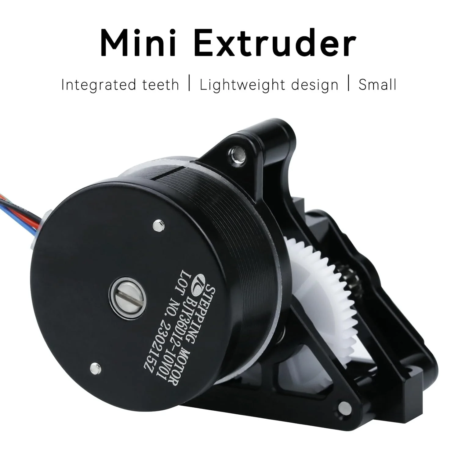 ارتقاء قطعات لوازم جانبی پرینتر سه بعدی، اکسترودر مینی Sherpa دو دنده سبک وزن با موتور، سازگار با Ender3v2 Pro Cr10 Q5 Qq-S Voro2.4 V0.1 0.2