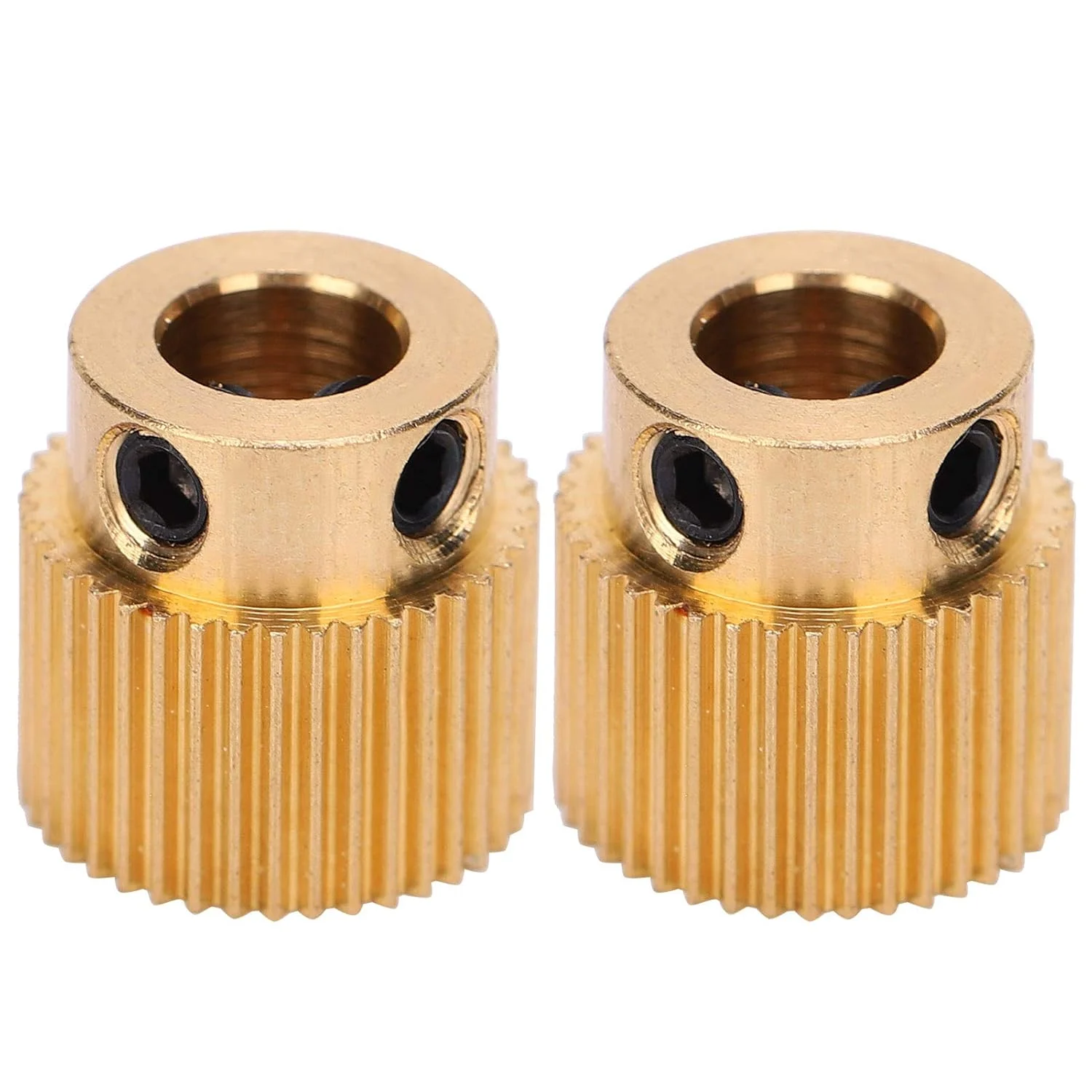 10 عدد چرخ دنده اکستروژن برنجی 40 دندانه برای چرخ دنده های اکسترودر پرینتر سه بعدی