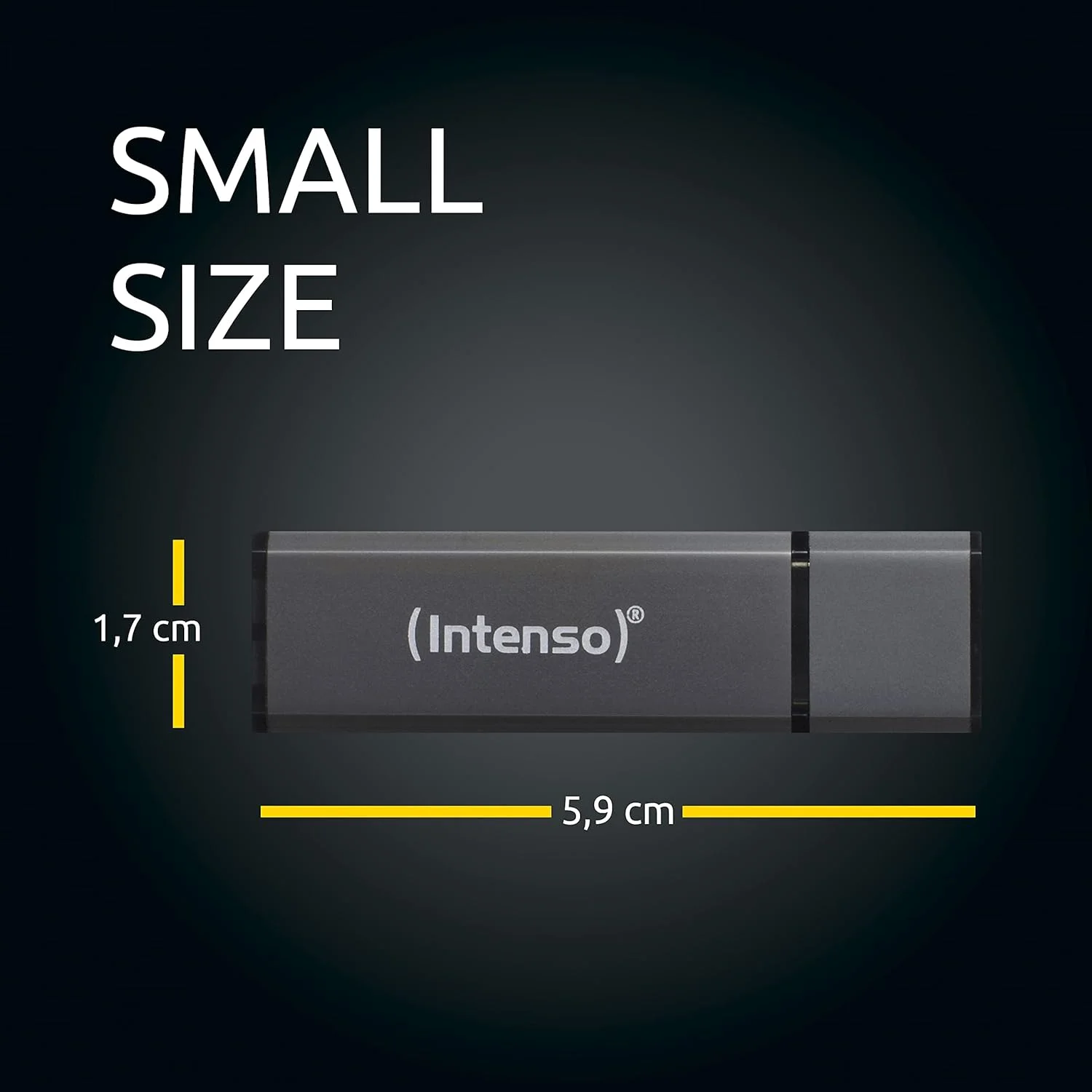 فلش مموری 4 گیگابایتی اینتنسو Alu Line خاکستری USB 2.0 فلش مموری 4 گیگابایتی اینتنسو Alu Line خاکستری USB 2.0