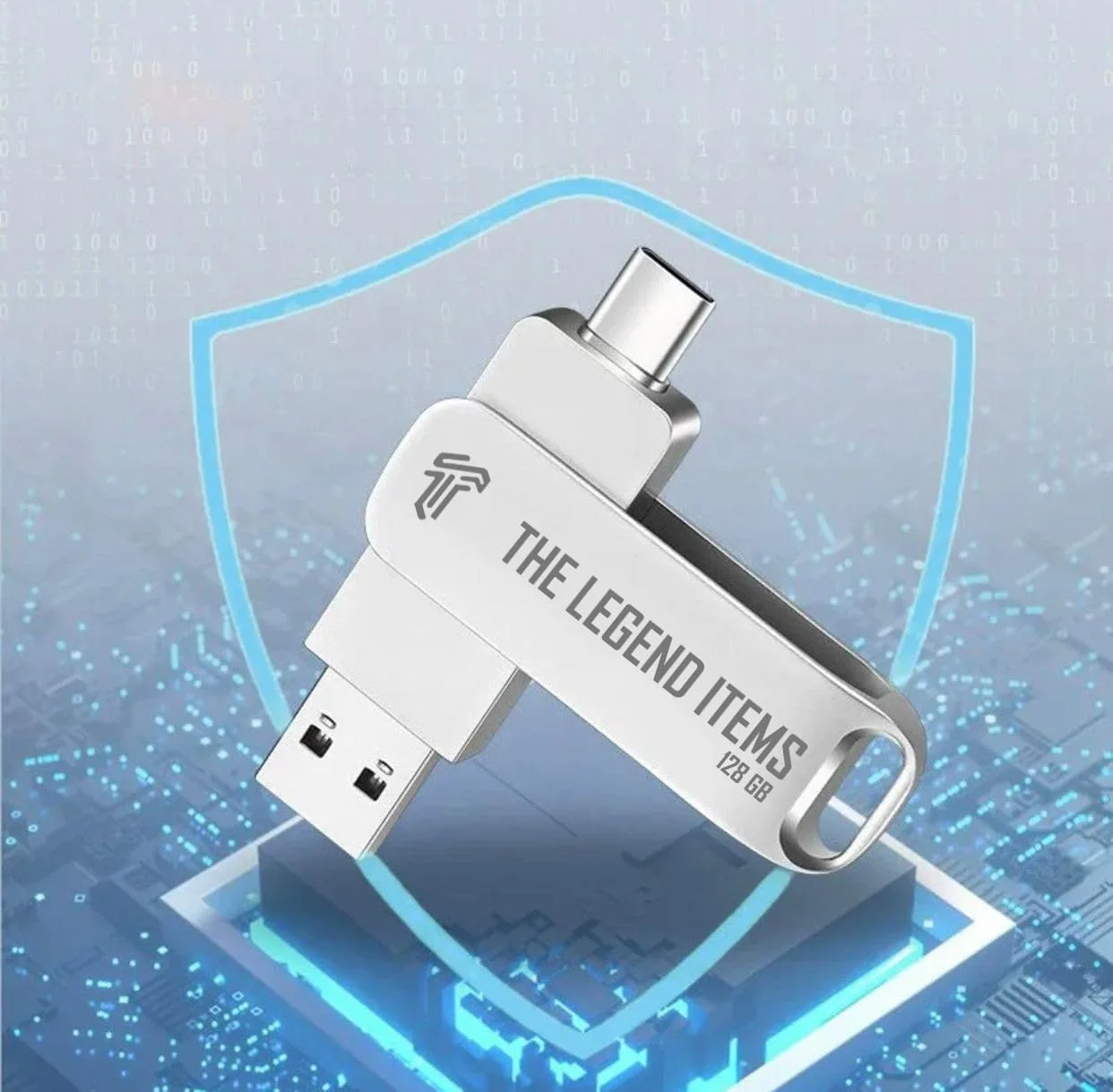 فلش مموری 128 گیگابایتی USB 3.2 Gen 1 سرعت بالا (تا 150 مگابایت بر ثانیه) OTG دوگانه USB A و USB C، فلش درایو چرخشی 2 در 1 برای اندروید، تبلت، لپ تاپ، کامپیوتر، تلفن – مشکی فلش مموری 128 گیگابایتی USB 3.2 Gen 1 سرعت بالا (تا 150 مگابایت بر ثانیه) OTG دوگانه USB A و USB C، فلش درایو چرخشی 2 در 1 برای اندروید، تبلت، لپ تاپ، کامپیوتر، تلفن – مشکی