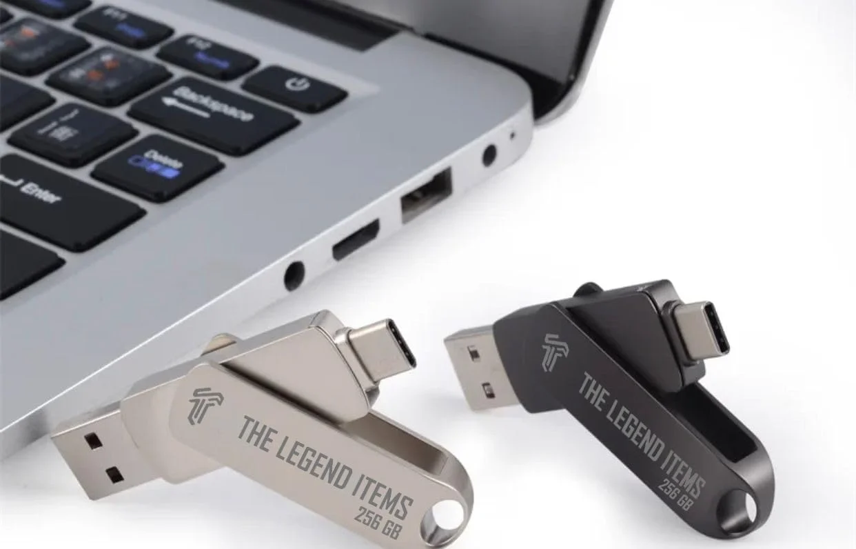 فلش مموری 256 گیگابایتی USB 3.2 نسل 1 سرعت بالا (تا 150 مگابایت بر ثانیه) OTG دوگانه USB A و USB C، فلش درایو چرخشی 2 در 1 برای اندروید، تبلت، لپ تاپ، کامپیوتر، تلفن - مشکی فلش مموری 256 گیگابایتی USB 3.2 نسل 1 سرعت بالا (تا 150 مگابایت بر ثانیه) OTG دوگانه USB A و USB C، فلش درایو چرخشی 2 در 1 برای اندروید، تبلت، لپ تاپ، کامپیوتر، تلفن - مشکی