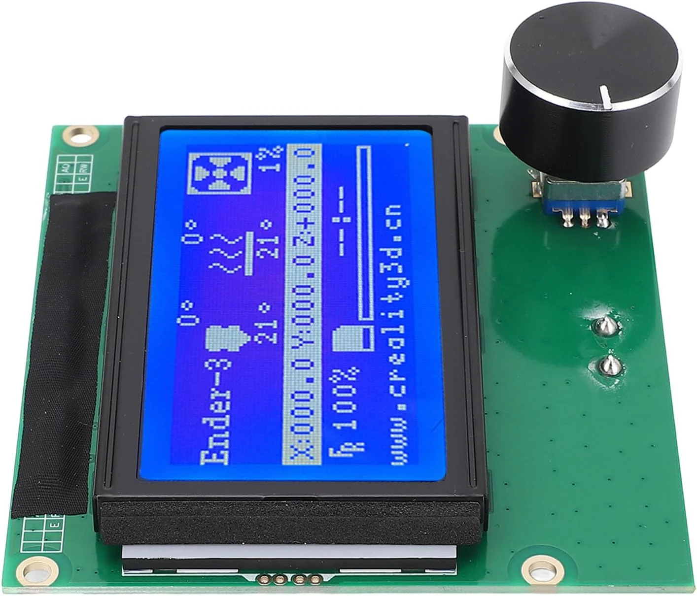 صفحه نمایش LCD کنترل پنل 12864 با کابل روبانی برای Ender 3 3s 3X 3 Pro، ساخته شده با مواد عالی، شامل قطعات نصب سریع