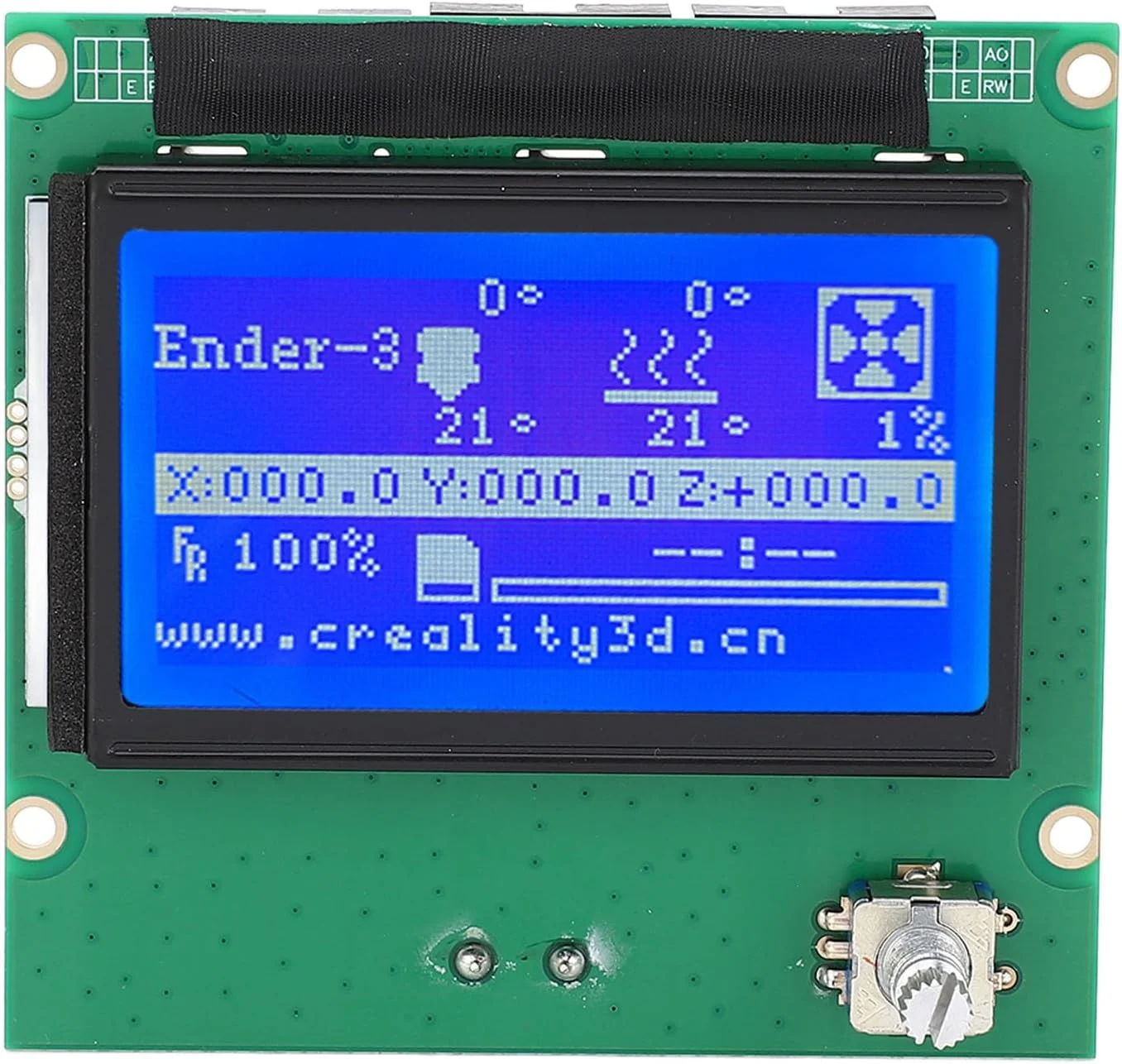 صفحه نمایش LCD کنترل پنل 12864 با کابل روبانی برای Ender 3 3s 3X 3 Pro، ساخته شده با مواد عالی، شامل قطعات نصب سریع صفحه نمایش LCD کنترل پنل 12864 با کابل روبانی برای Ender 3 3s 3X 3 Pro، ساخته شده با مواد عالی، شامل قطعات نصب سریع