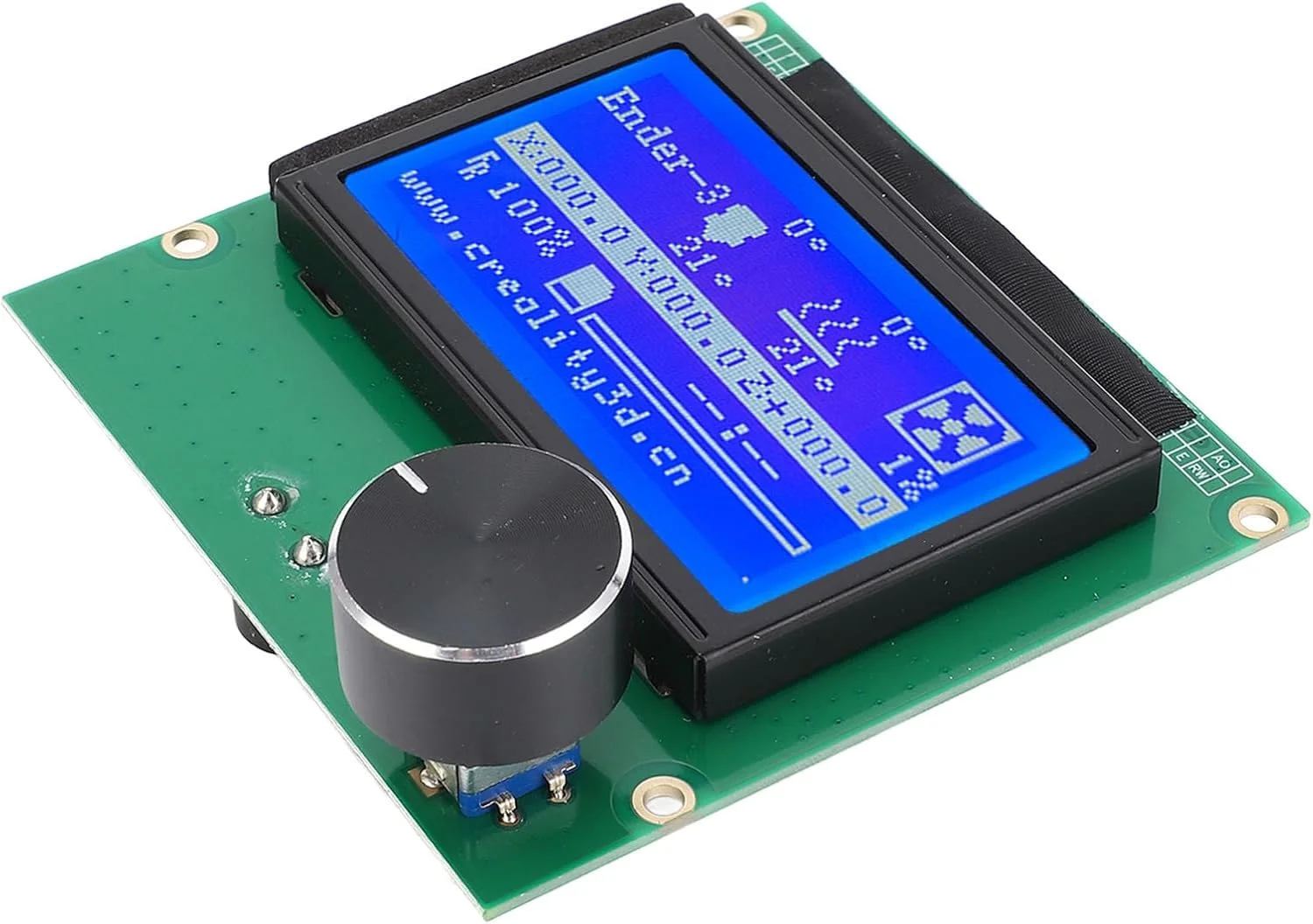 صفحه نمایش LCD کنترل پنل 12864 با کابل روبانی برای Ender 3 3s 3X 3 Pro، ساخته شده با مواد عالی، شامل قطعات نصب سریع صفحه نمایش LCD کنترل پنل 12864 با کابل روبانی برای Ender 3 3s 3X 3 Pro، ساخته شده با مواد عالی، شامل قطعات نصب سریع