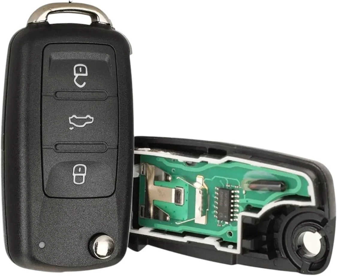 ریموت کنترل 3Bt با فرکانس 434 مگاهرتز و تراشه Id48 مدل 5K0837202Ad مناسب برای خودروهای گلف پاسات تیگوان سئات - قطعه الکترونیکی جدید، دقیق و با عملکرد پایدار