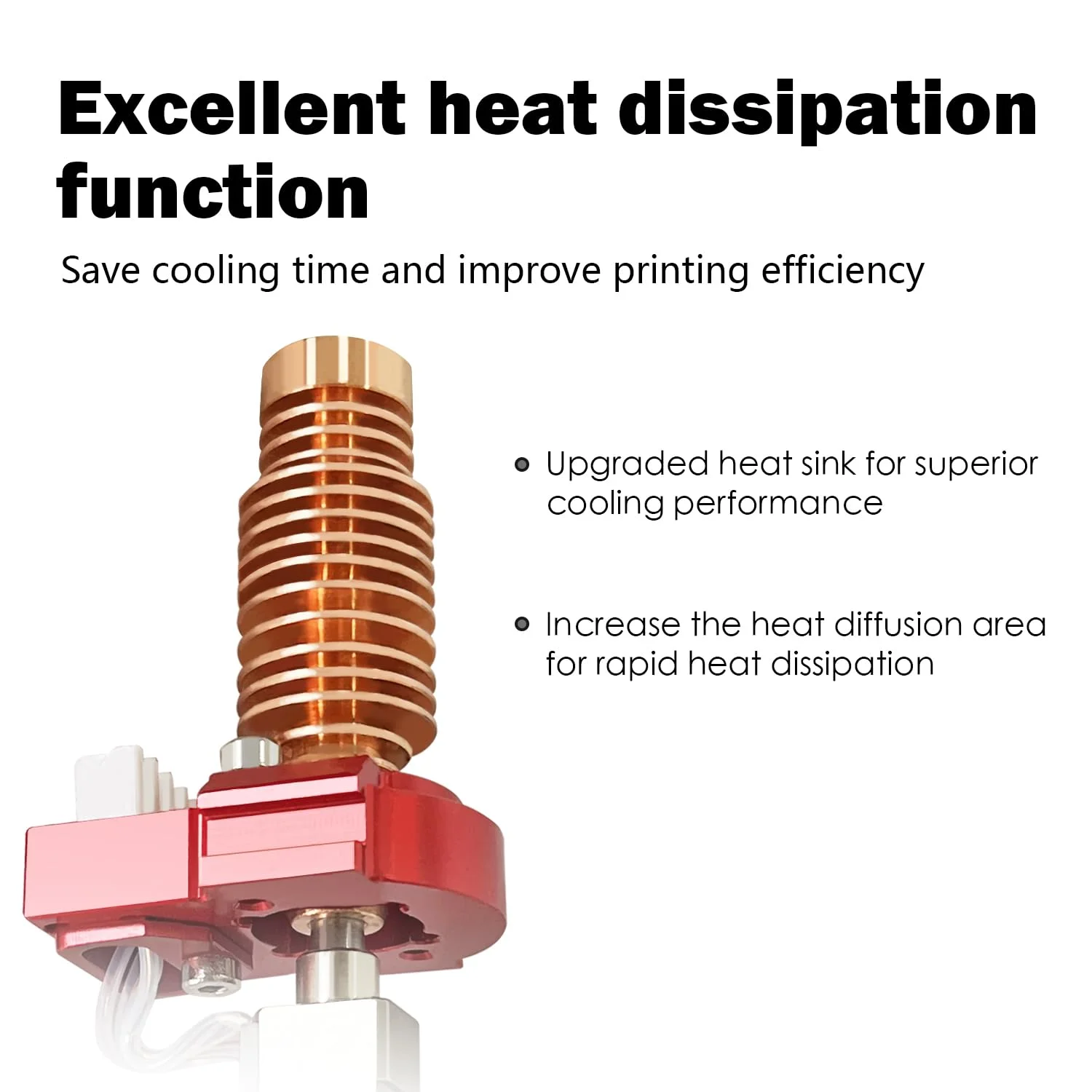 کیت هات‌اند سرامیکی نسخه 2.0 با قطر 0.4 میلی‌متر برای پرینترهای Adventurer 5M/5M Pro، شامل نازل سخت‌کاری شده جداشدنی سریع، میله گرمایشی و هیت سینک برای پرینتر سه بعدی فلش‌فروج
